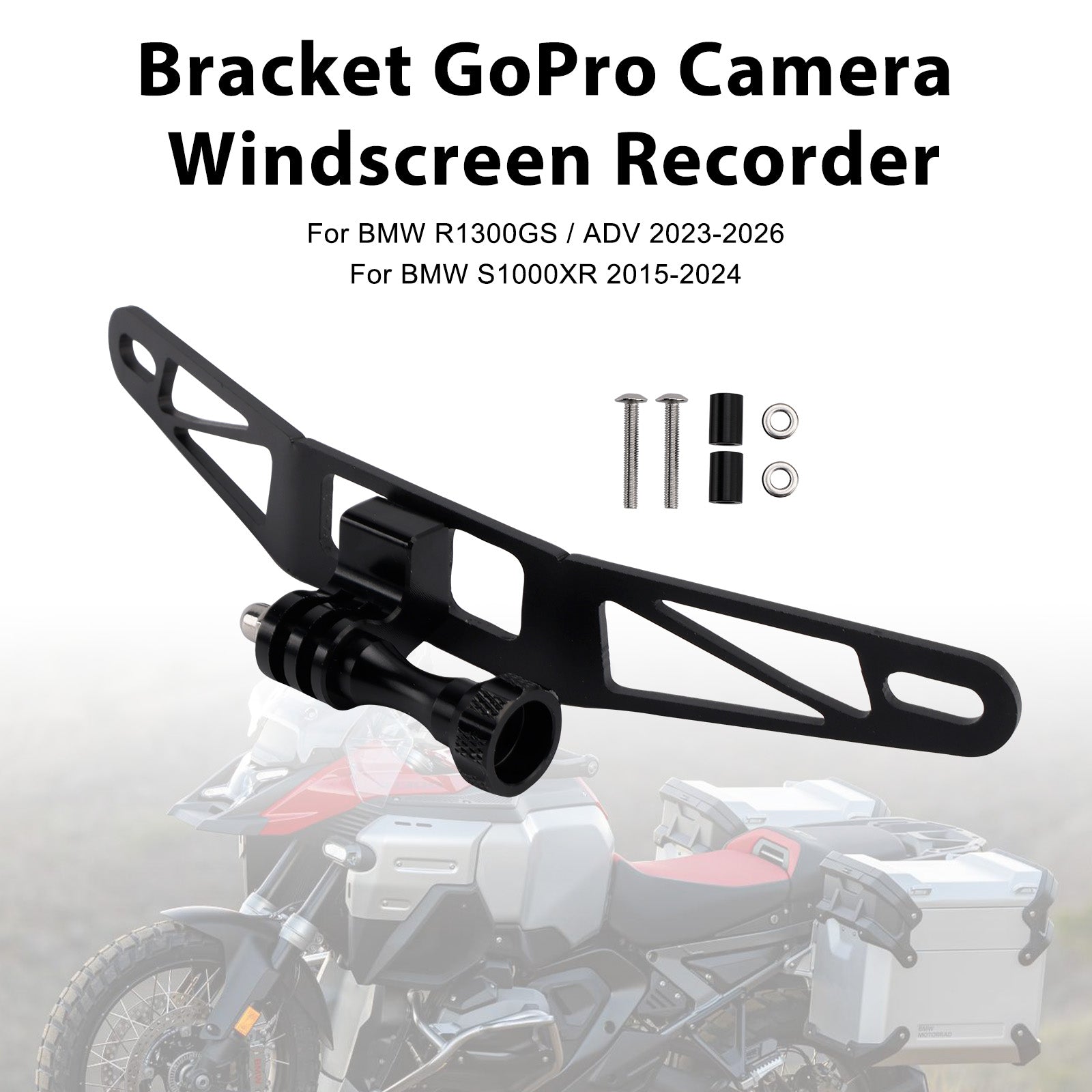 Bracket GoPro Camera Windscreen For BMW R1300GS S1000XR F900XR F850GS