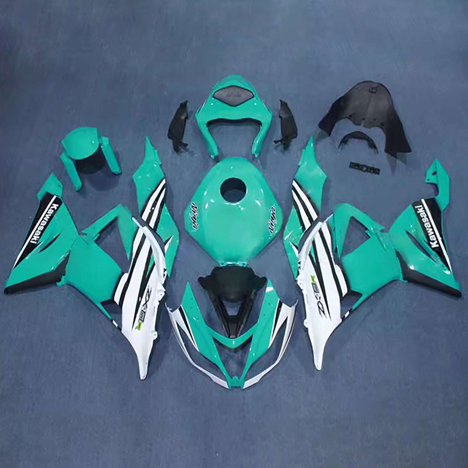 Injection Fairing Kit Bodywork Plastic ABS fit For Kawasaki ZX6R 636 2013-2018