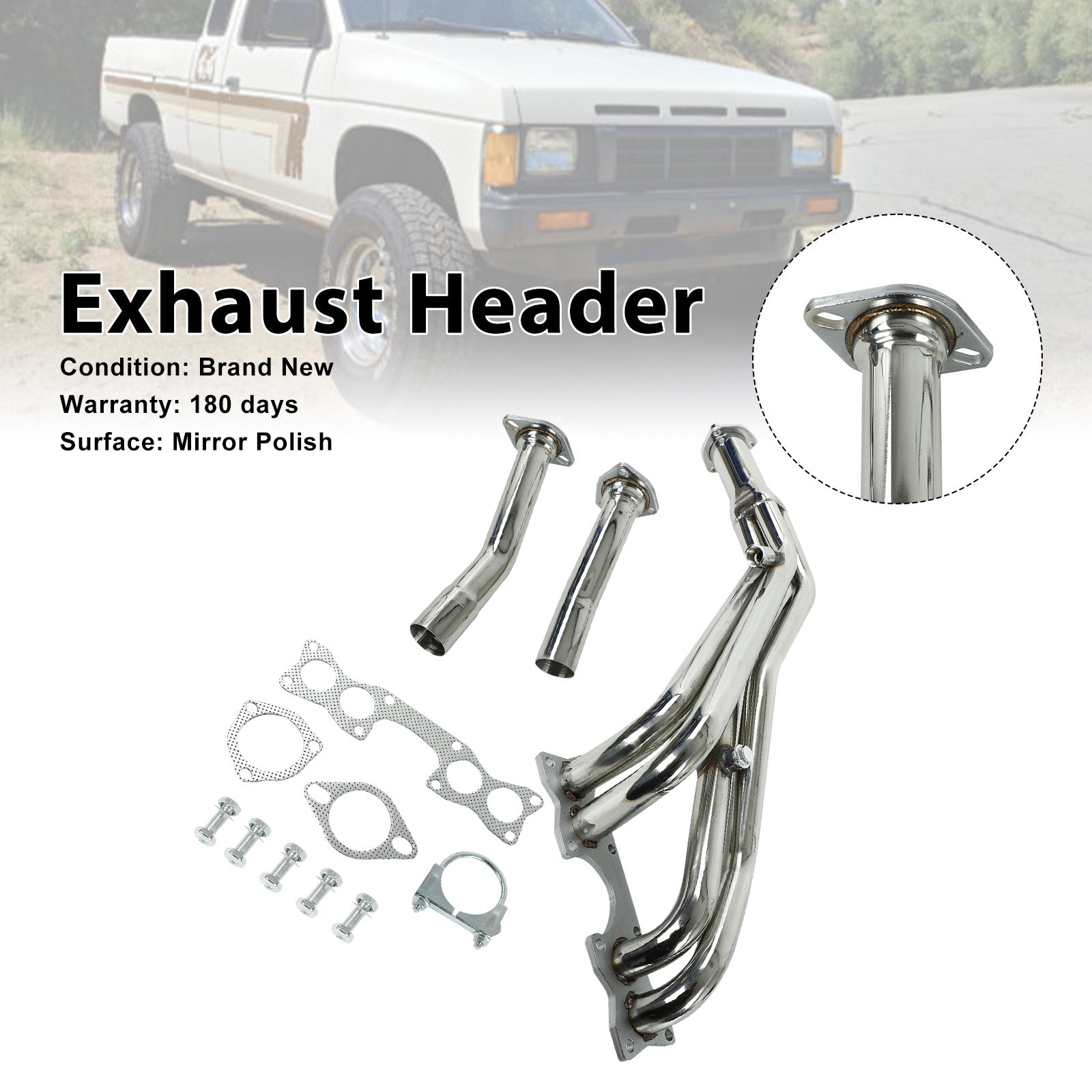 1990-1995 Fit Nissan D21 Hardbody Exhaust Manifold Header
