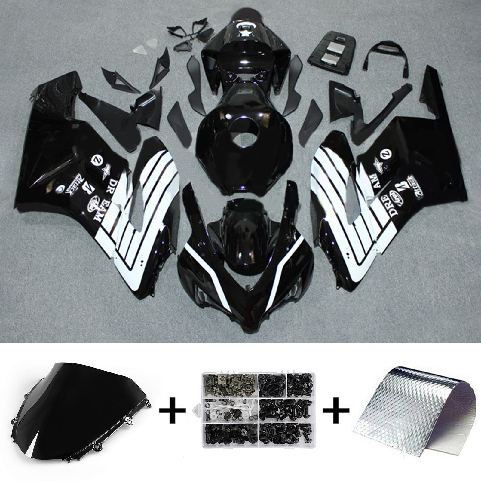 2004-2005 Honda CBR1000RR Fairing Kit Bodywork Plastic ABS