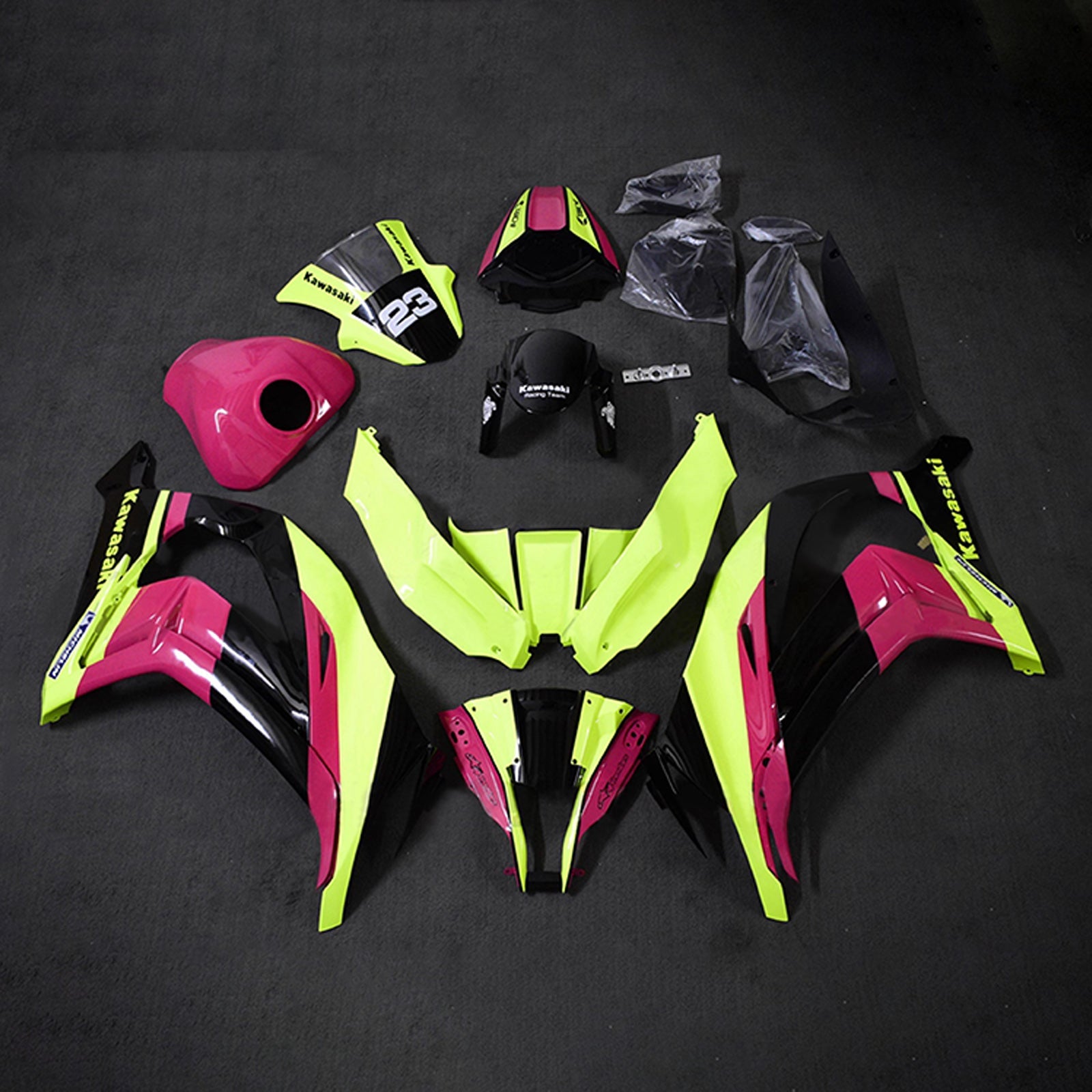 Injection Fairing Kit Bodywork Plastic ABS fit For Kawasaki ZX10R 2011-2015