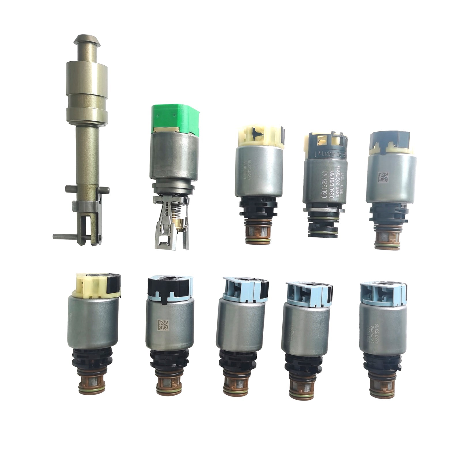 10pcs 8-Speed Automatic Transmission Solenoid Kit 8HP75 8HP50 For BMW For Dodge ForJeep For Alfa For Romeo