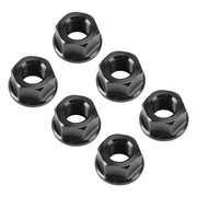 Sprocket Nut Kit M10x1.25 Black For Honda CBR600RR 2003-2012 CBR1000RR 2004-2024