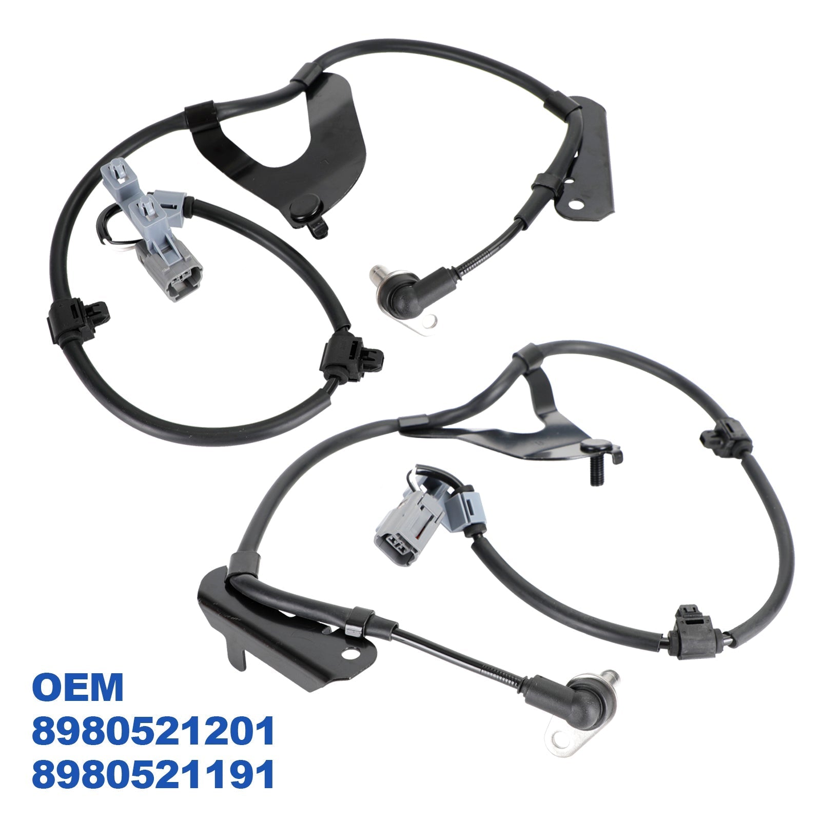 2脳ABS Wheel Speed Sensor Front L & R For Isuzu D-Max 2.5 Twin Turbo 2012-2019 Generic