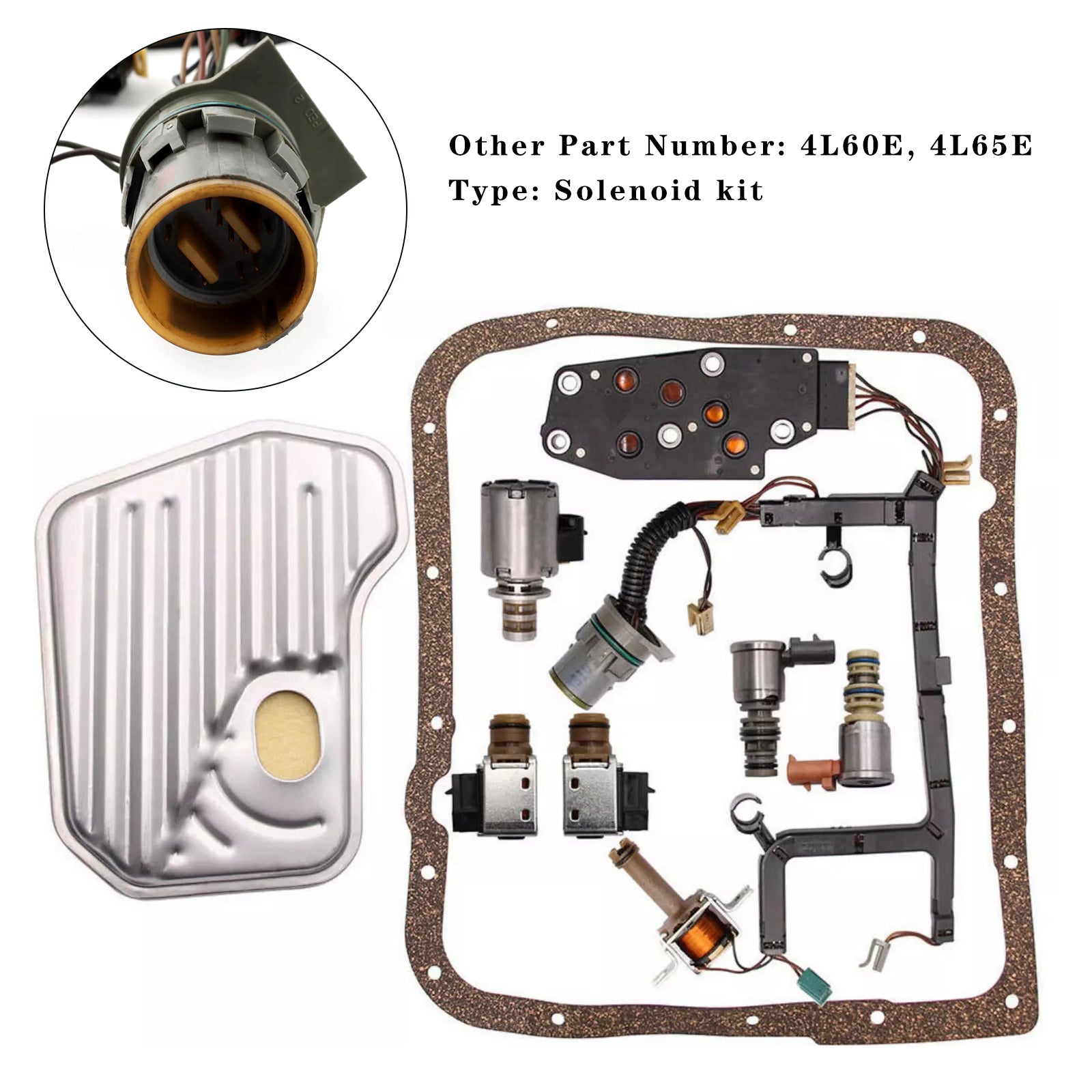 1994-2002 Camaro v6 3.4 l 3.8 l 4spd 9PCS Transmission Solenoid Kit 24212690
