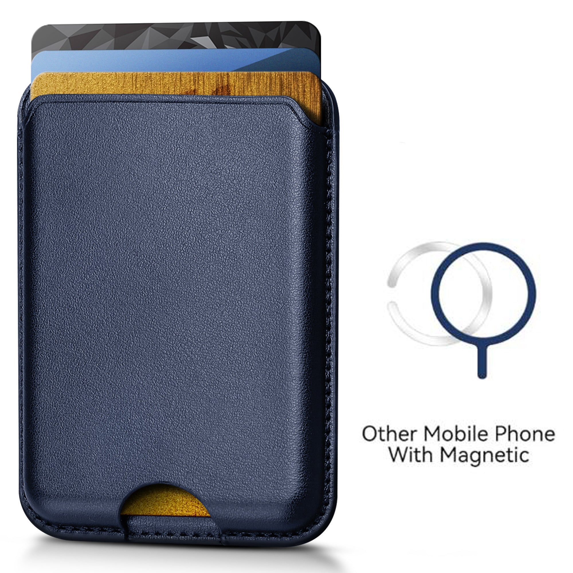 Magnetic Card Holder MagSafe Wallet RFID Protection for iPhone 17/16/15/14/13/12