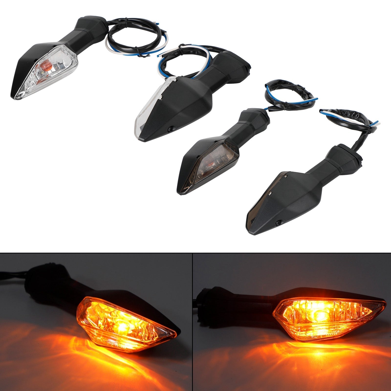 2017-2019 Kawasaki Ninja400 Z650 Z900 Z1000 Z1000SX Turn Signal Light Indicator Lamp For Clear