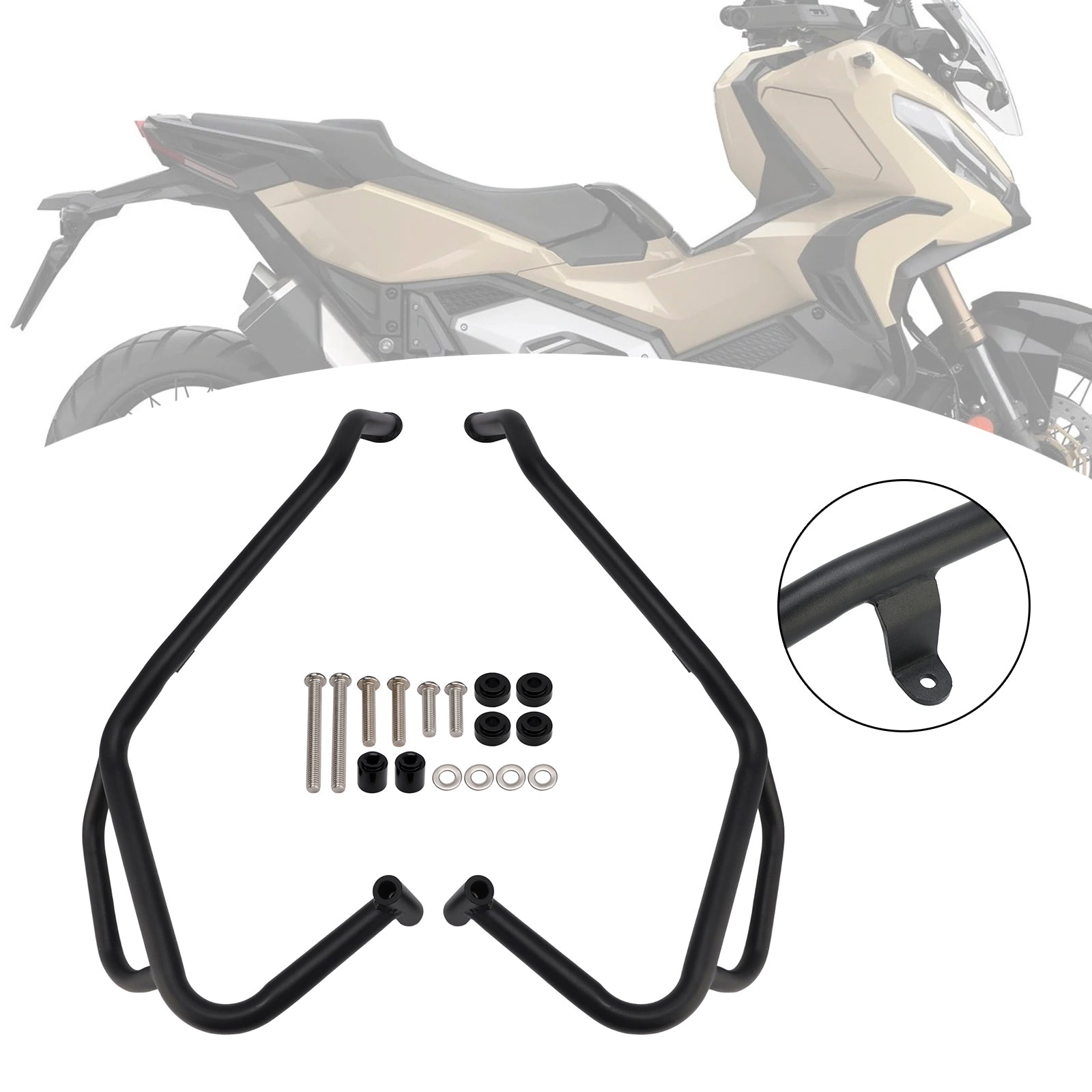 2025 Honda Xadv750 X-Adv 750 Crash Bar Lower Engine Guard Steel Frame