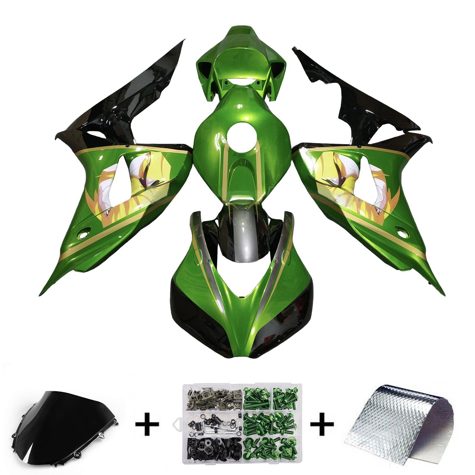 Injection Fairing Kit Bodywork Plastic ABS For Honda CBR1000RR 2006-2007