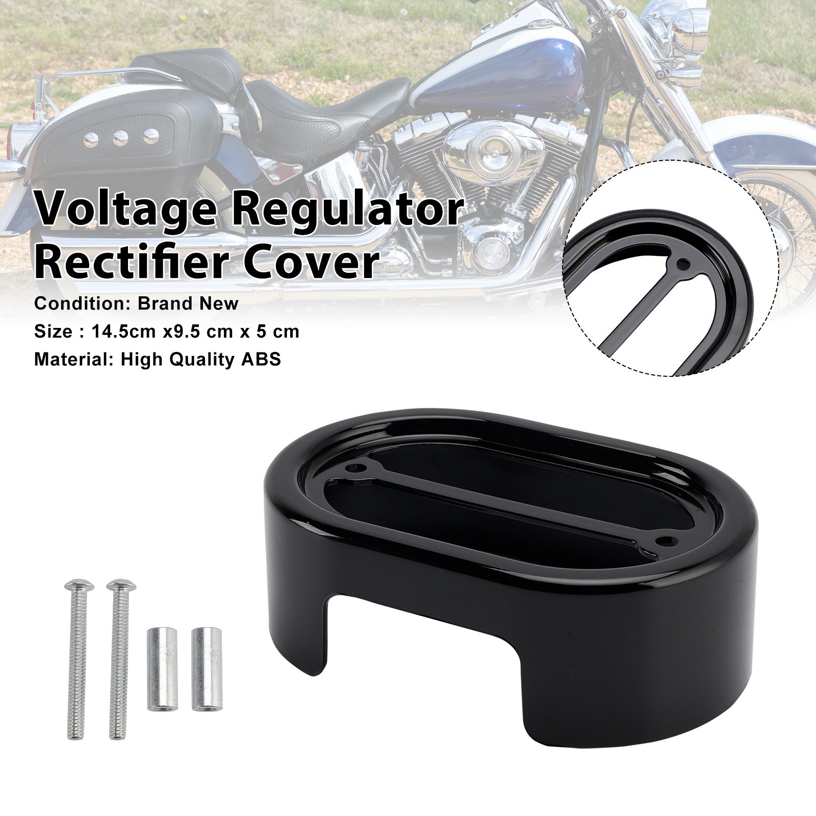 Voltage Regulator Rectifier Cover For Softail Breakout 2001-2017