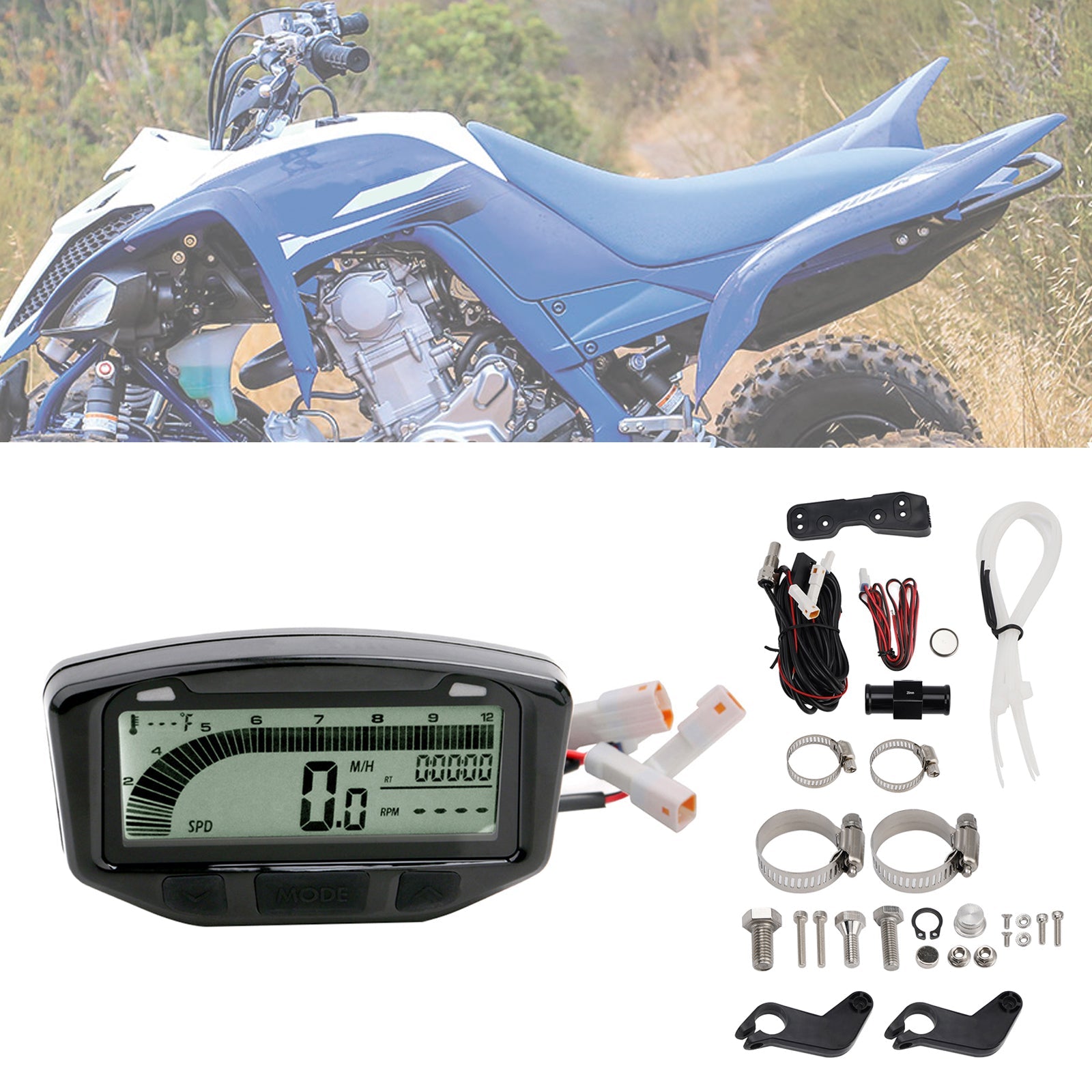 2018-2024 YAMAHA KODIAK 450 Speedometer Odometer Tachometer Digital Lcd
