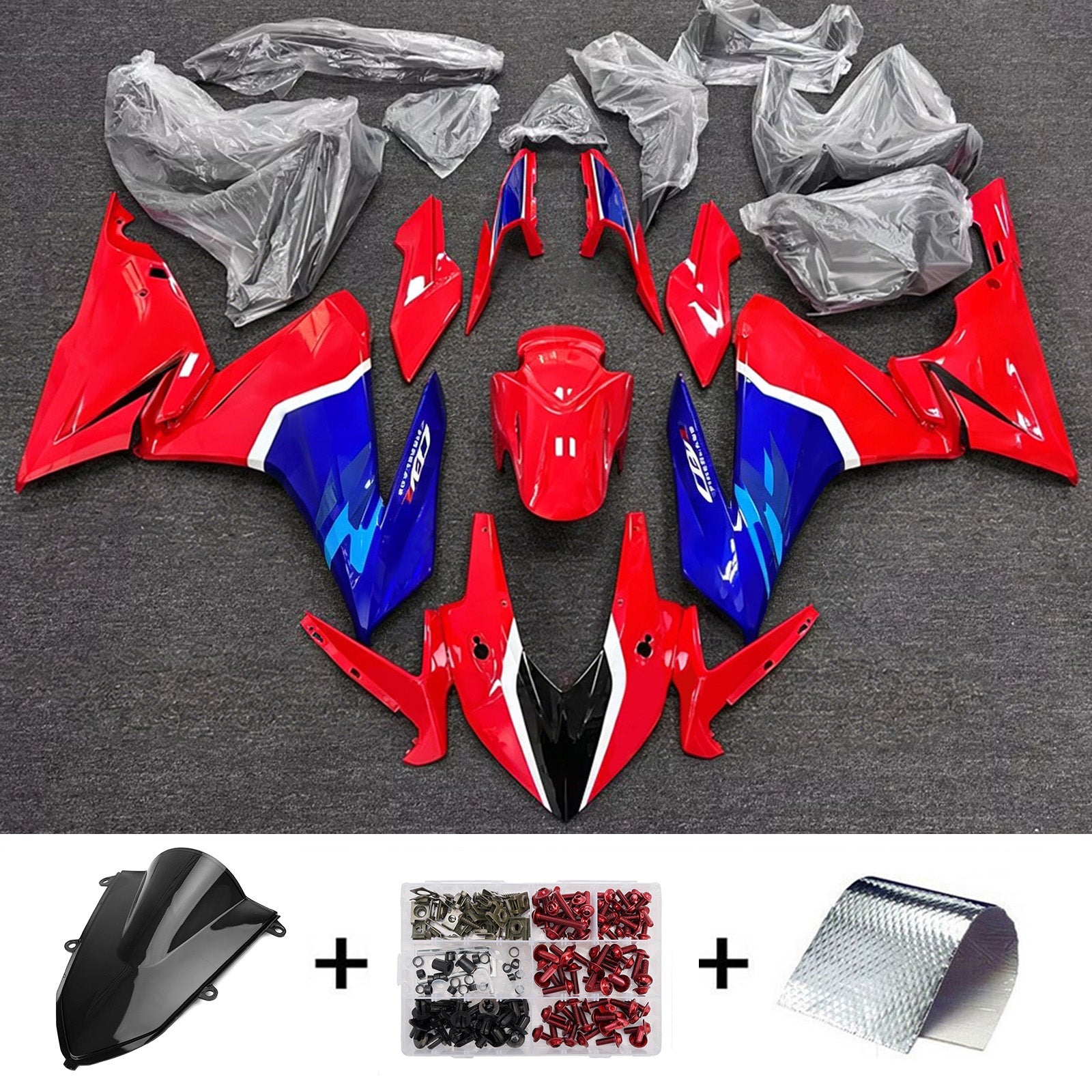 Injection Fairing Kit Bodywork Plastic ABS For Honda CBR500R 2019-2021