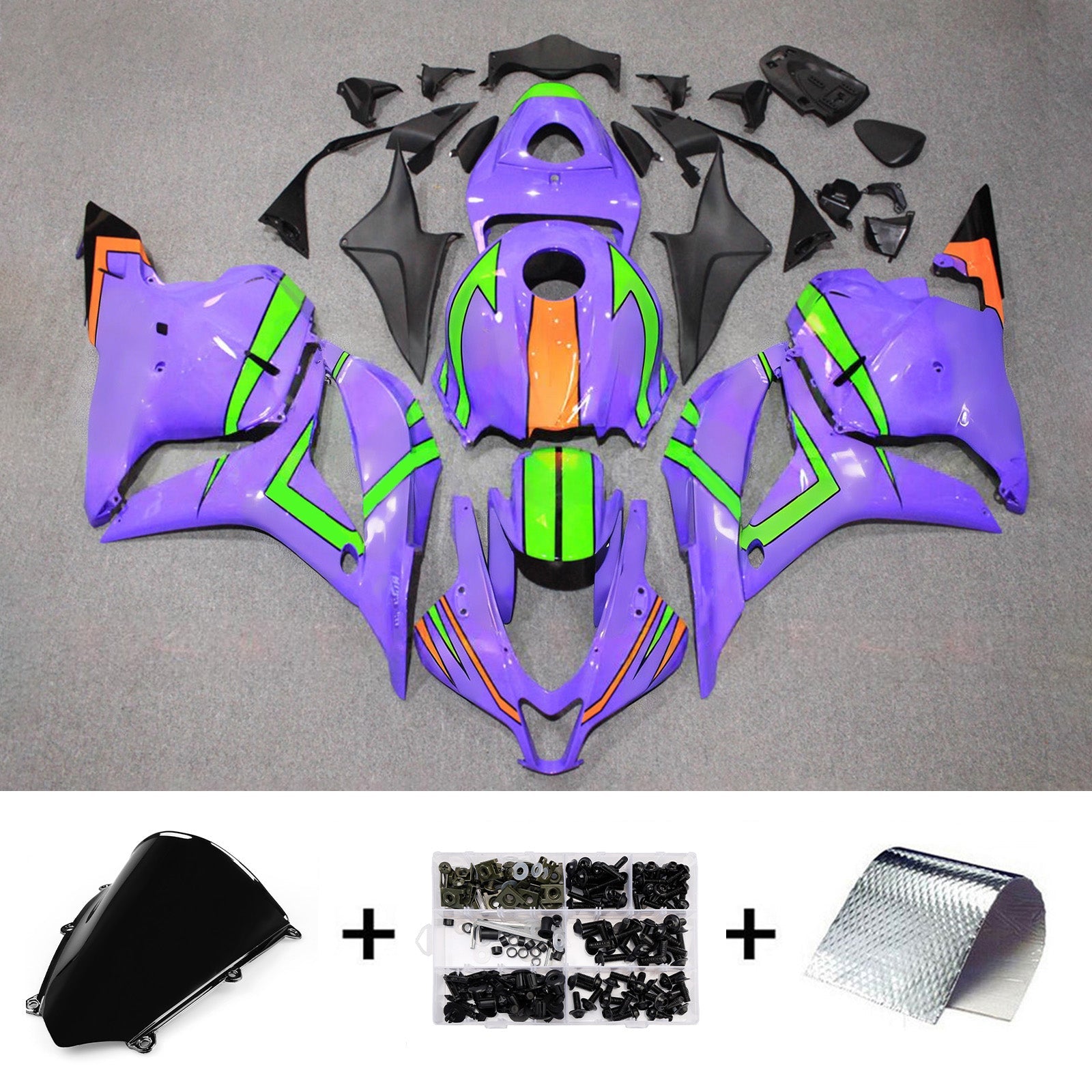 Injection Fairing Kit Bodywork Plastic ABS For Honda CBR600RR 2009-2012 F5