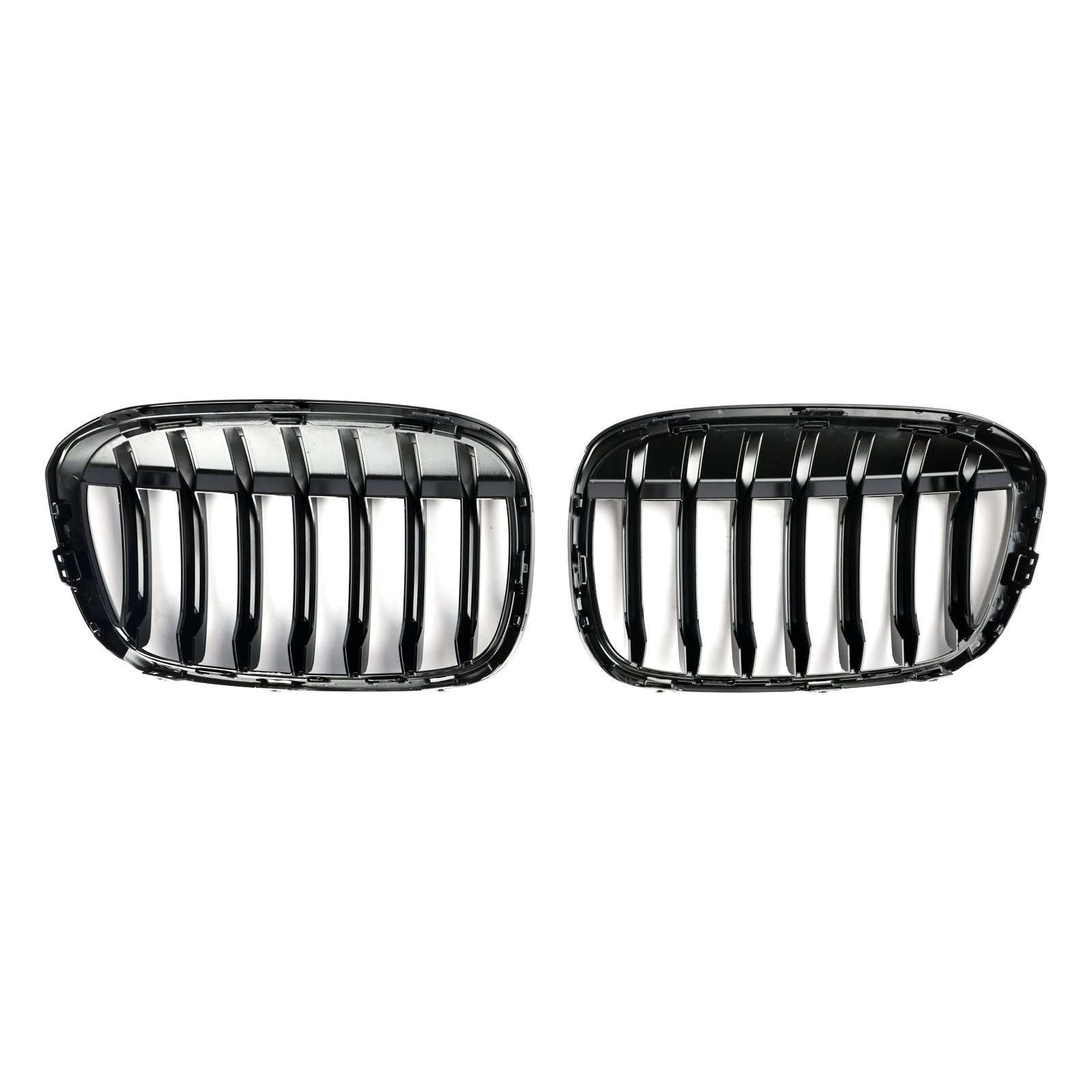 2016-2018 BMW X1 F48 F49 Gloss Black Front Kidney Grille Grill 2PCS