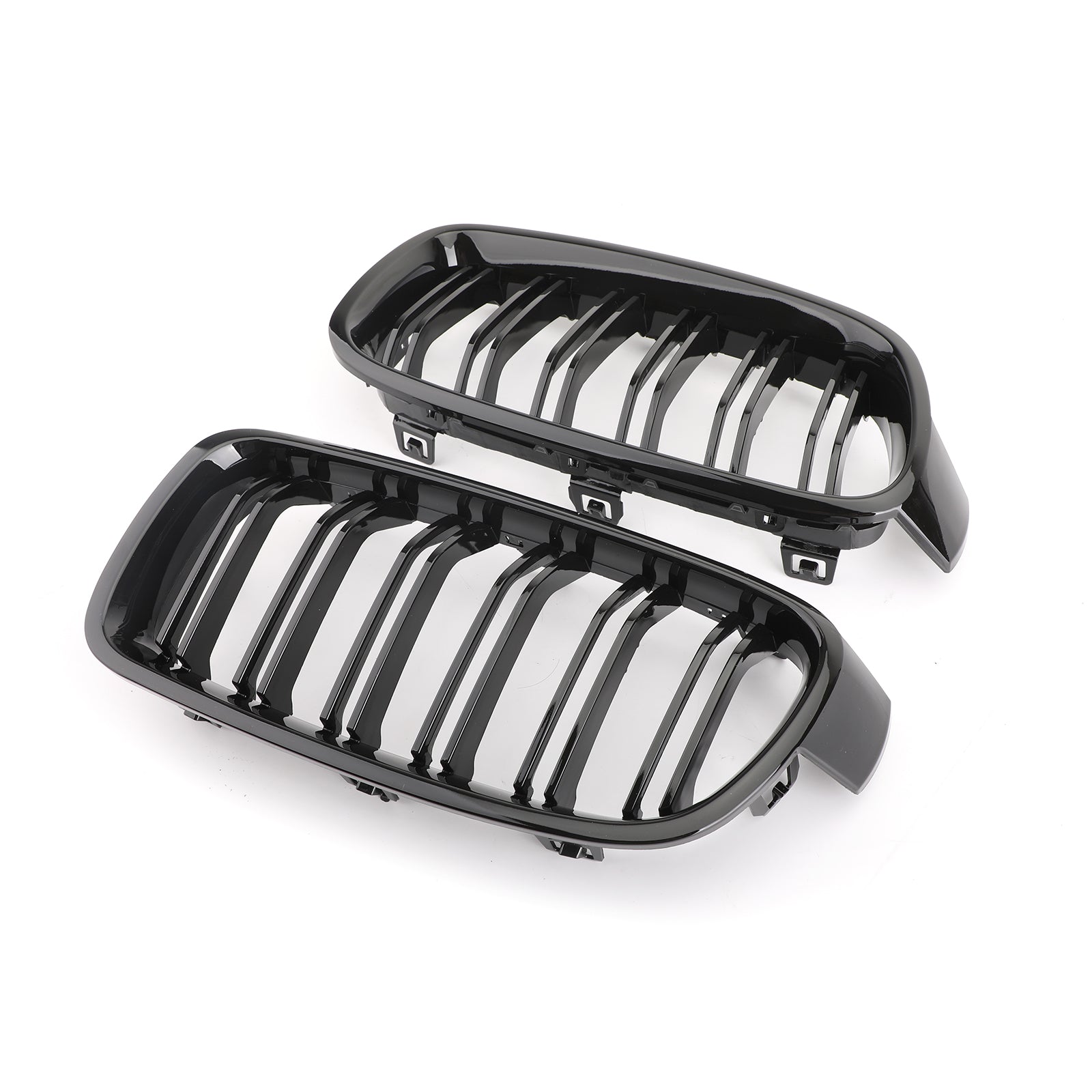 2012-2017 BMW 3 Series F30 Gloss Black Front Kidney Grille