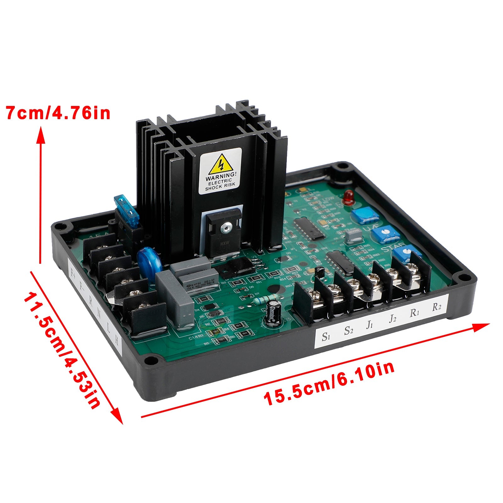 GAVR-15A AVR Universal/Brushless Generator Automatic Voltage Regulator Module