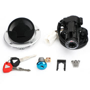 Ignition Switch Fuel Gas Cap Seat Lock Set for Kawasaki ZX636 ZX1000 Ninja 11-19 Generic
