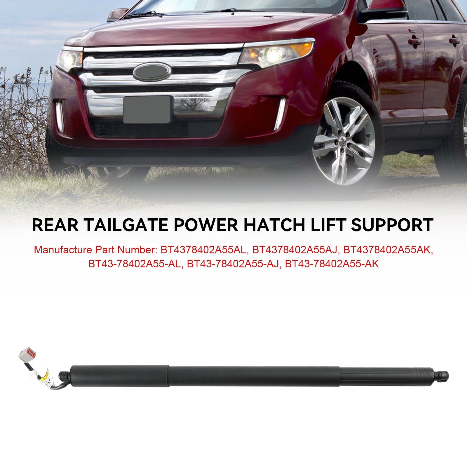 Rear LH or RH Tailgate Power Lift Supports Strut fit Ford Edge fit MKX 2011-2015 BT4378402A55AL
