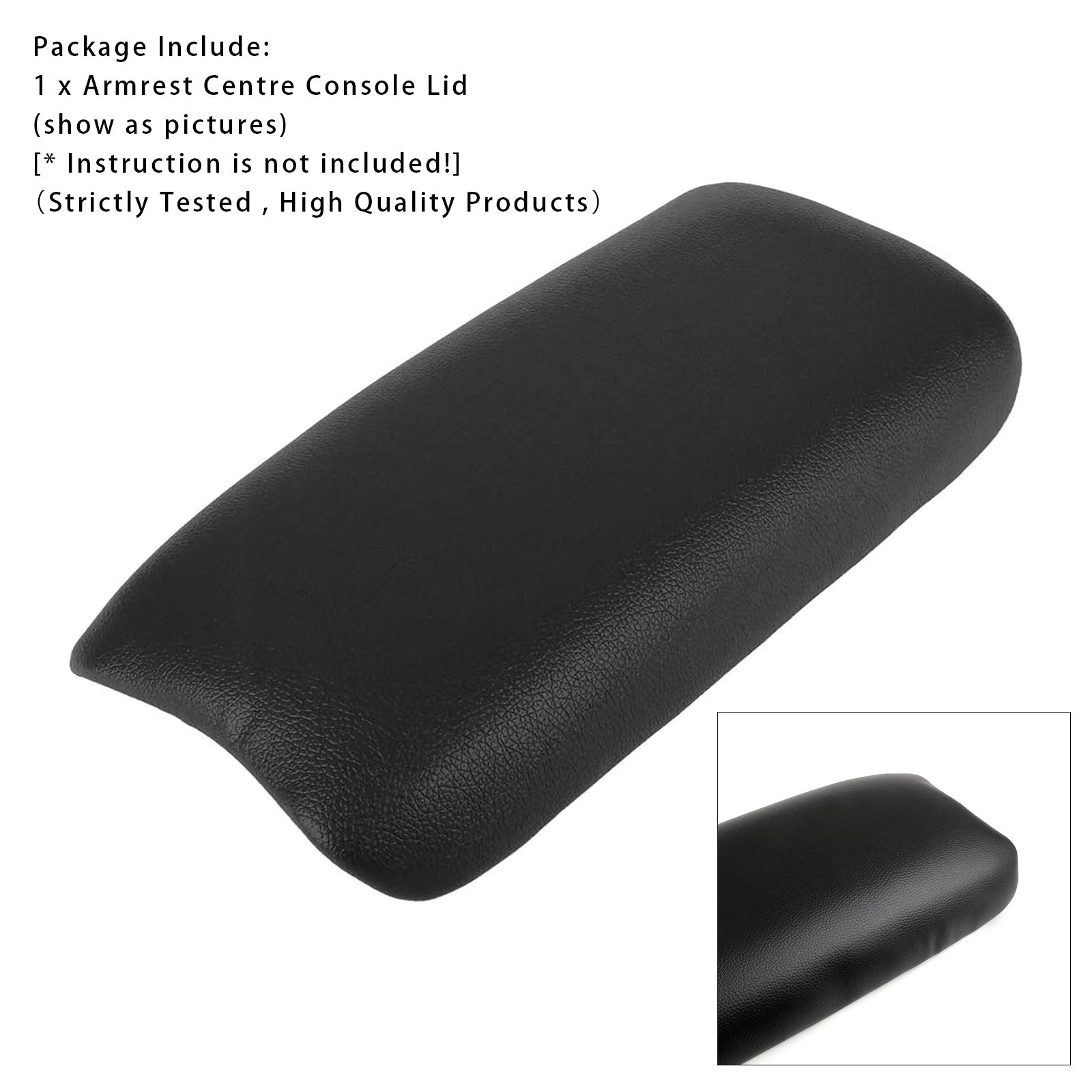 2006-2009 Honda CIVIC Black Leather Armrest Centre Console Lid