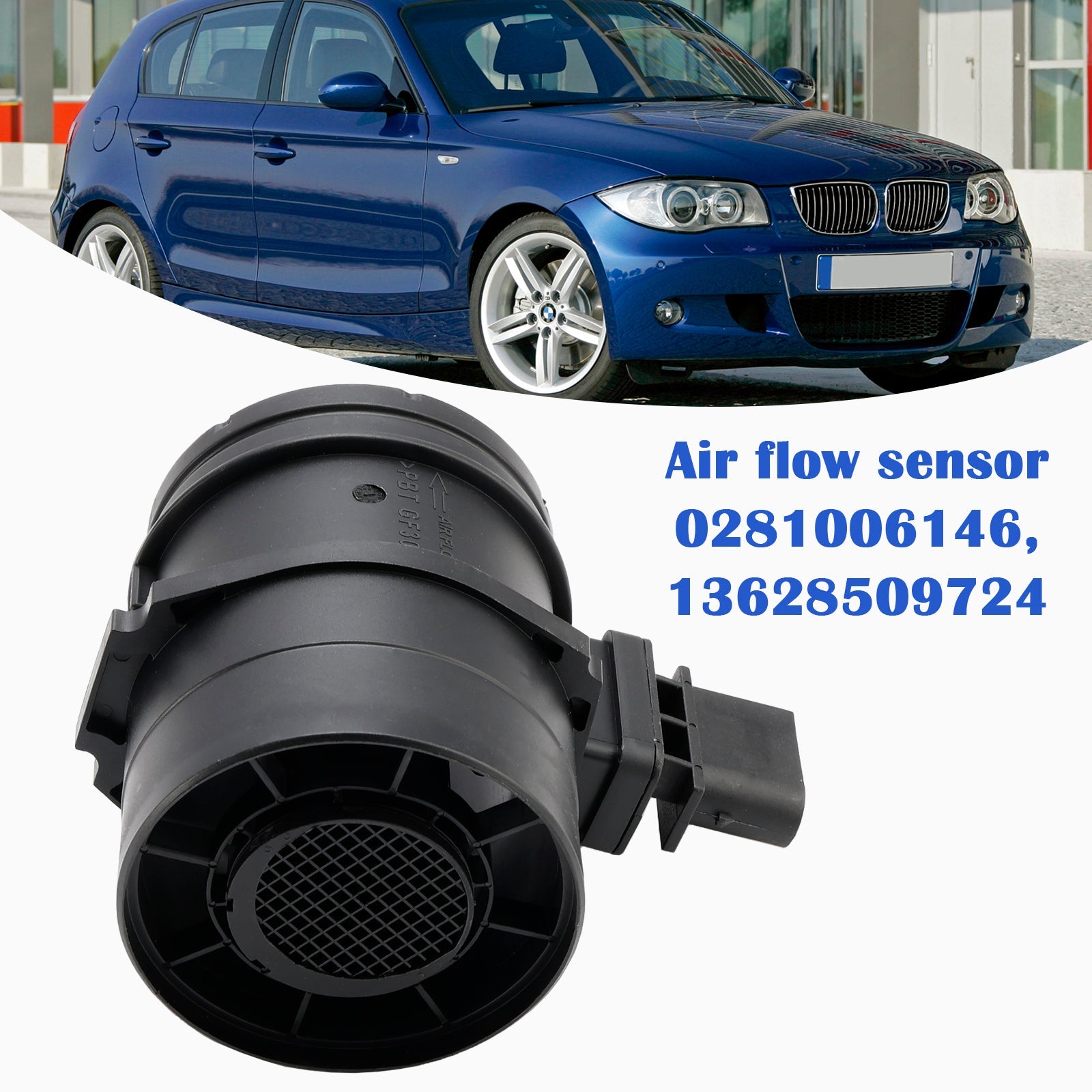 2007-2010 BMW E90 E91 E92 E93 2.0L N47 Mass Air Flow Meter Sensor 0281006146