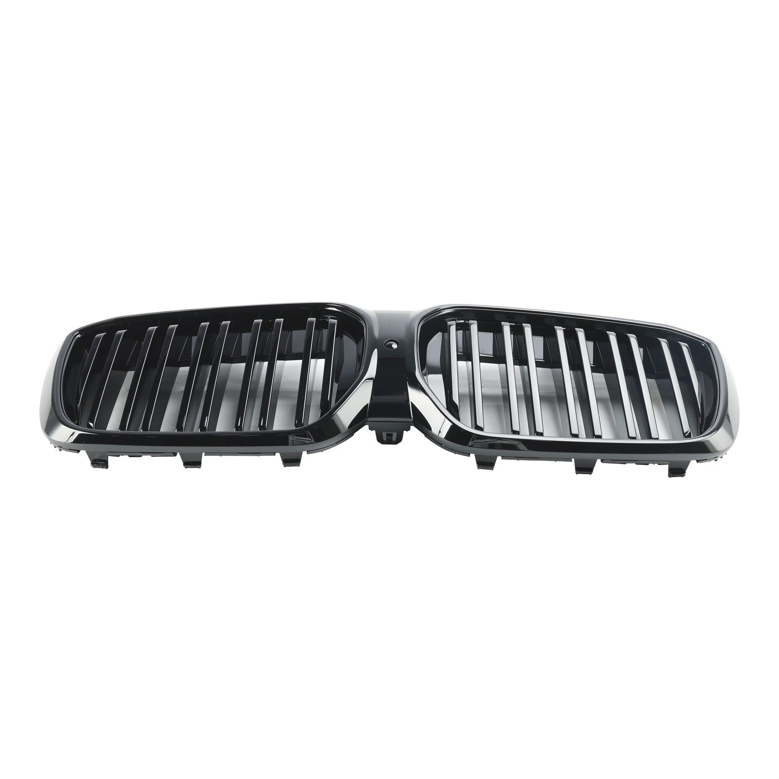 2022 2023 2024 BMW IX3 G08 LCI Double Slat Gloss Black Front Kidney Grill Grille
