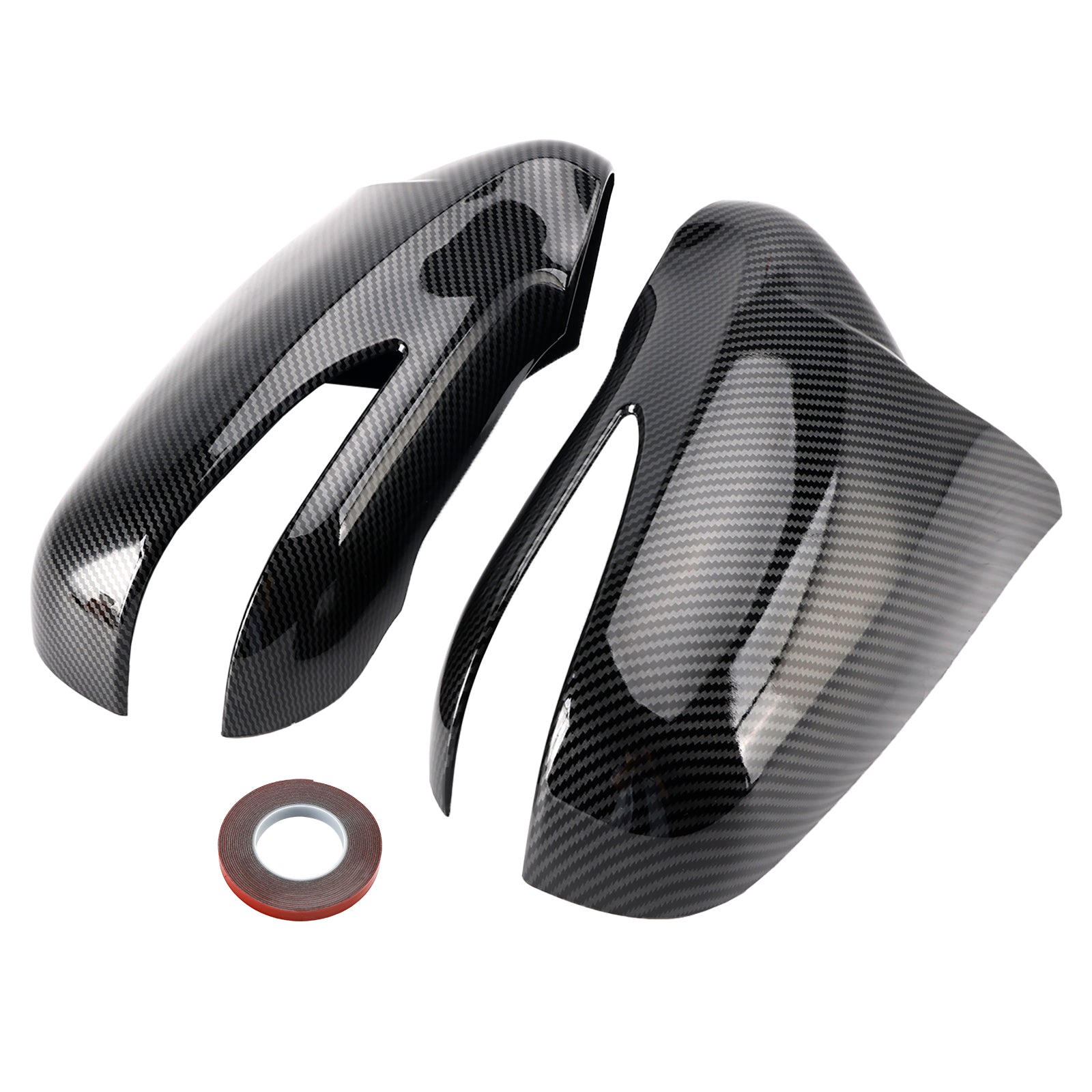 2009-2012 Lexus LS460 LS600h Side Mirror Covers Rearview Housing Carbon 8794A53411A0