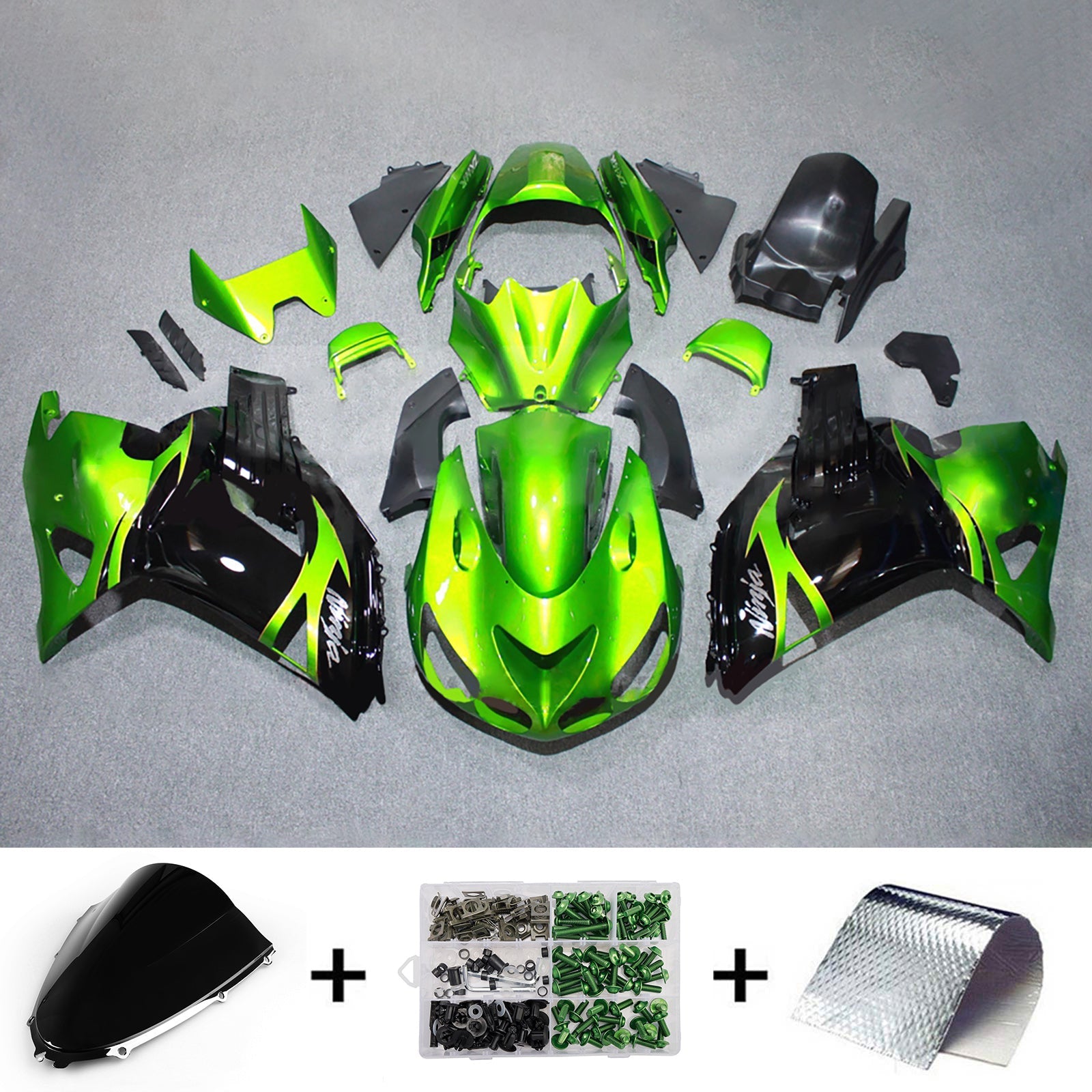 Injection Fairing Kit Bodywork fit For Kawasaki ZX14R ZZR1400 2012-2026