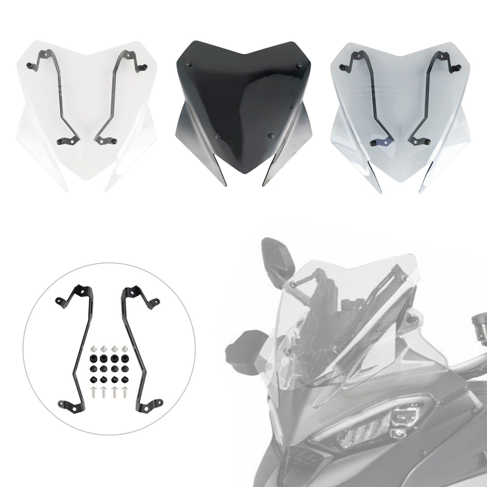 2021-2023 DUCATI MULTISTRADA V4/S/S SPORT Windshield WindScreen Generic