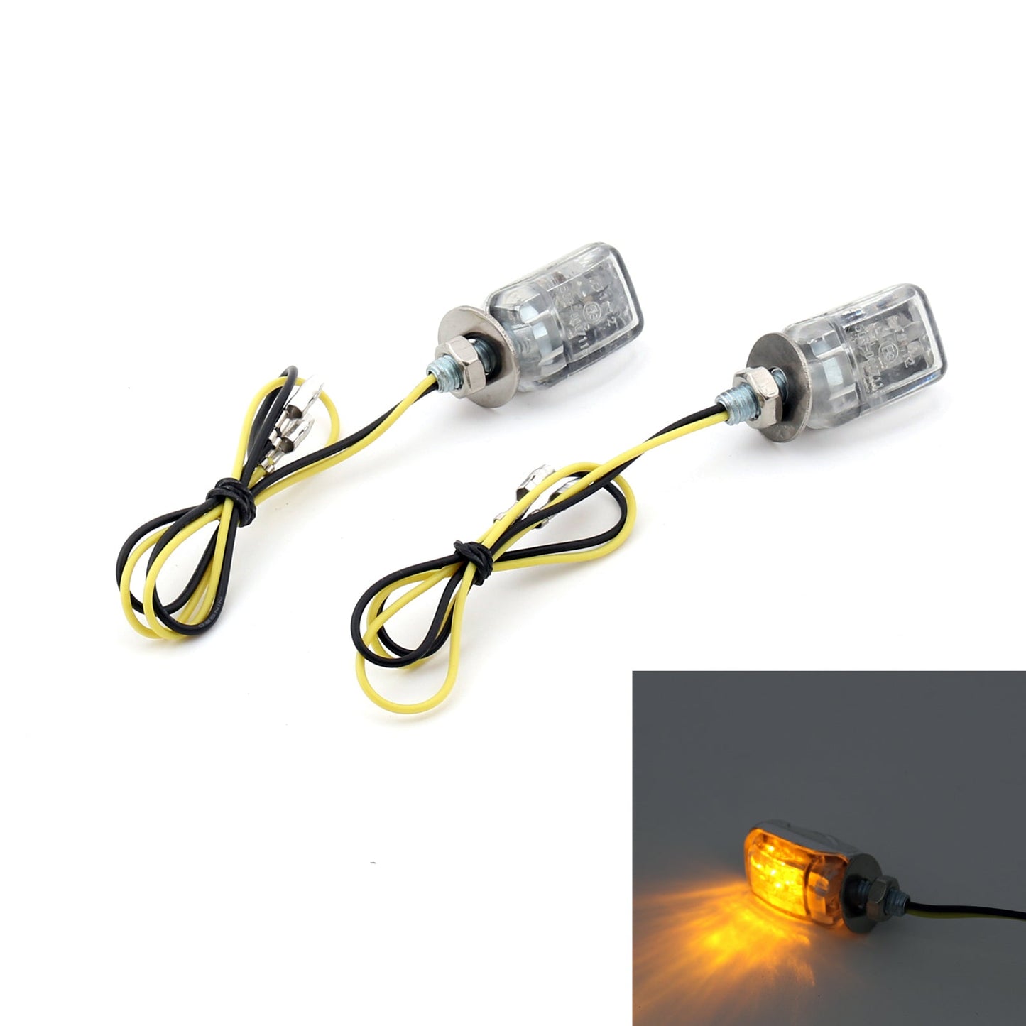 LED Micro Mini Tiny Small Indicators Turn Signals Motorcycle MotorBike