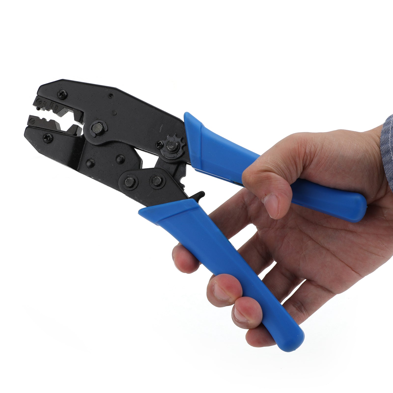 Professional Hex Crimping Tool Coaxial Cable Multifunctional 9" Compression for F-pin/Coax/BNC SMA Connectors RG Types