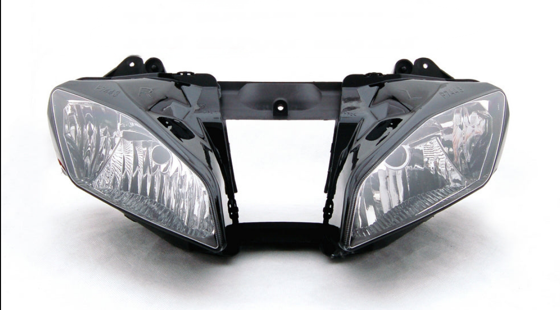 2006-2007 Yamaha R6 Motorcycle Headlight Assembly clear Generic