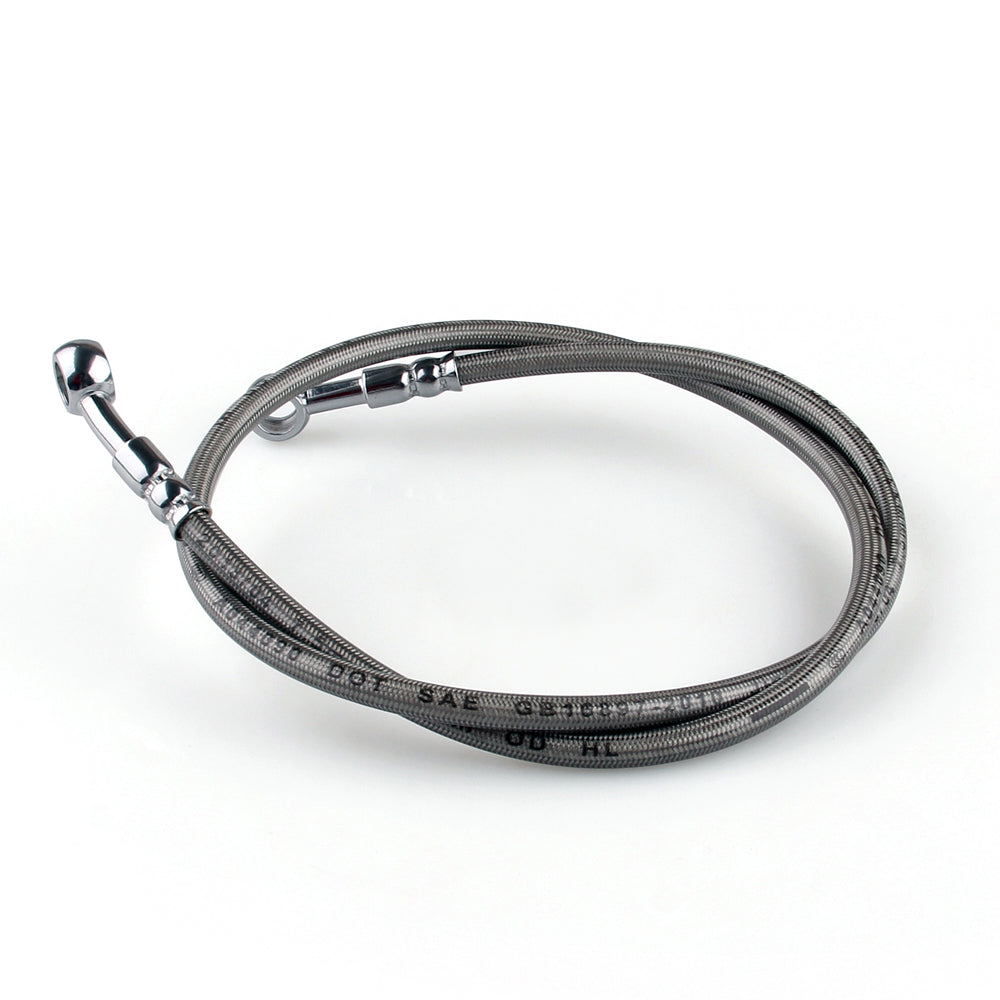 70cm/28 Motorcycle Brake Oil Hose Line Banjo Fitting Stainless Steel Swivel End Generic