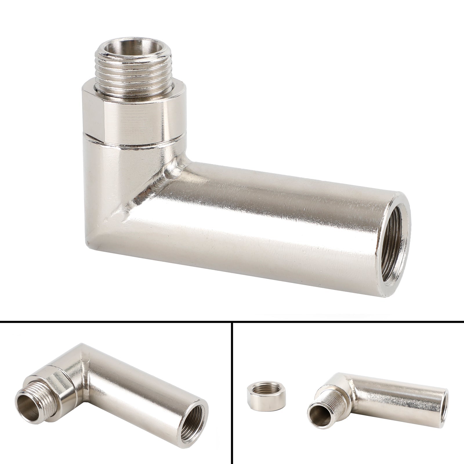 Car Oxygen O2 Sensor Angled Extender Spacer 90 Degree fix 02 Bung Extension M18 X 1.5 Generic
