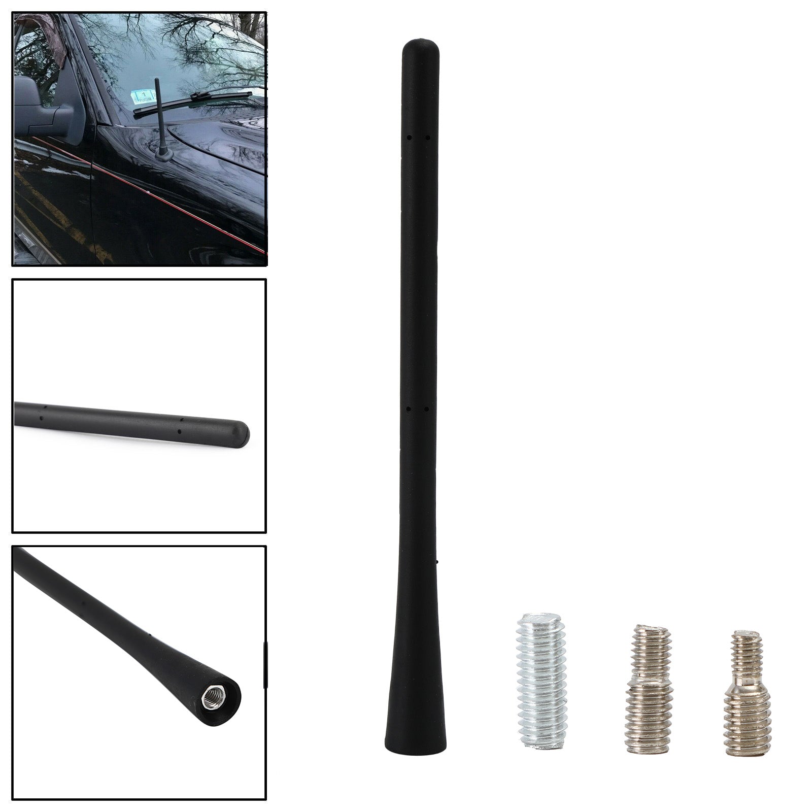 7Inch Rubber Signal Antenna For Ford F150 F250 F350 ??Ram 1500 2009-2019 Generic