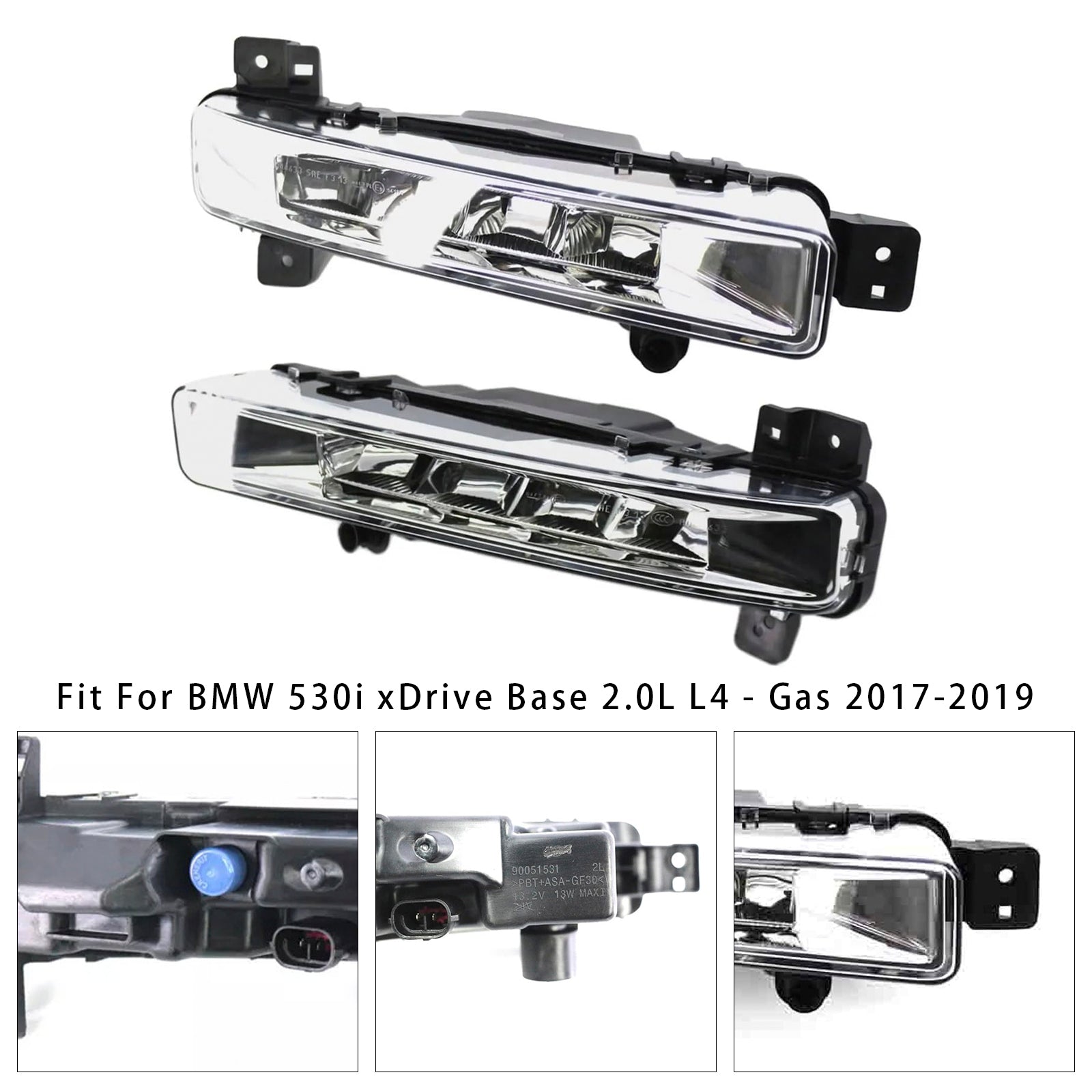 2009-2015 BMW X1 E84 Pair Front Fog Light Without Bulb 63172993526