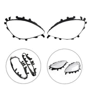 2PCS Headlight Lens Replacement Black Trim Gaskets For 2005-2013 C6 Corvette
