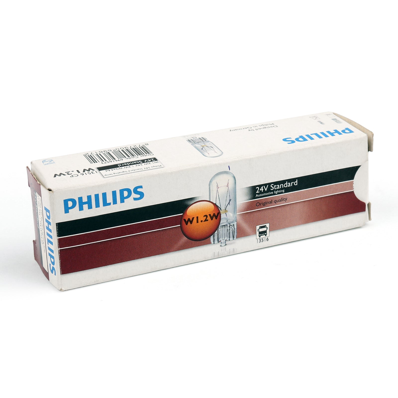 10pcs For Philips 13516 24V T5 W1.2W W2?4.6d standard signaling lamp Bulb