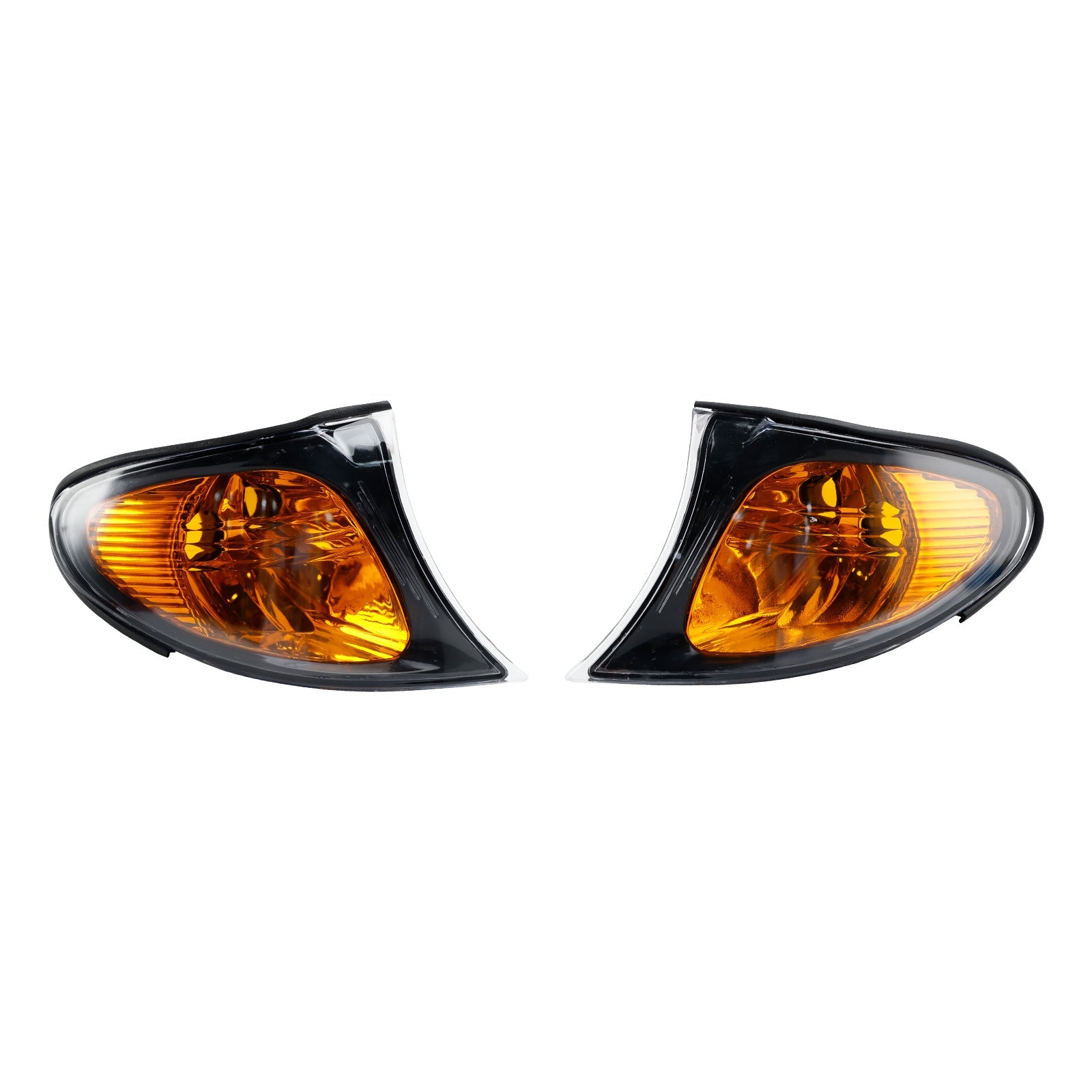 Front Indicator Turn Signal Yellow Corner Lights For BMW 3 Series E46 02-05 Generic