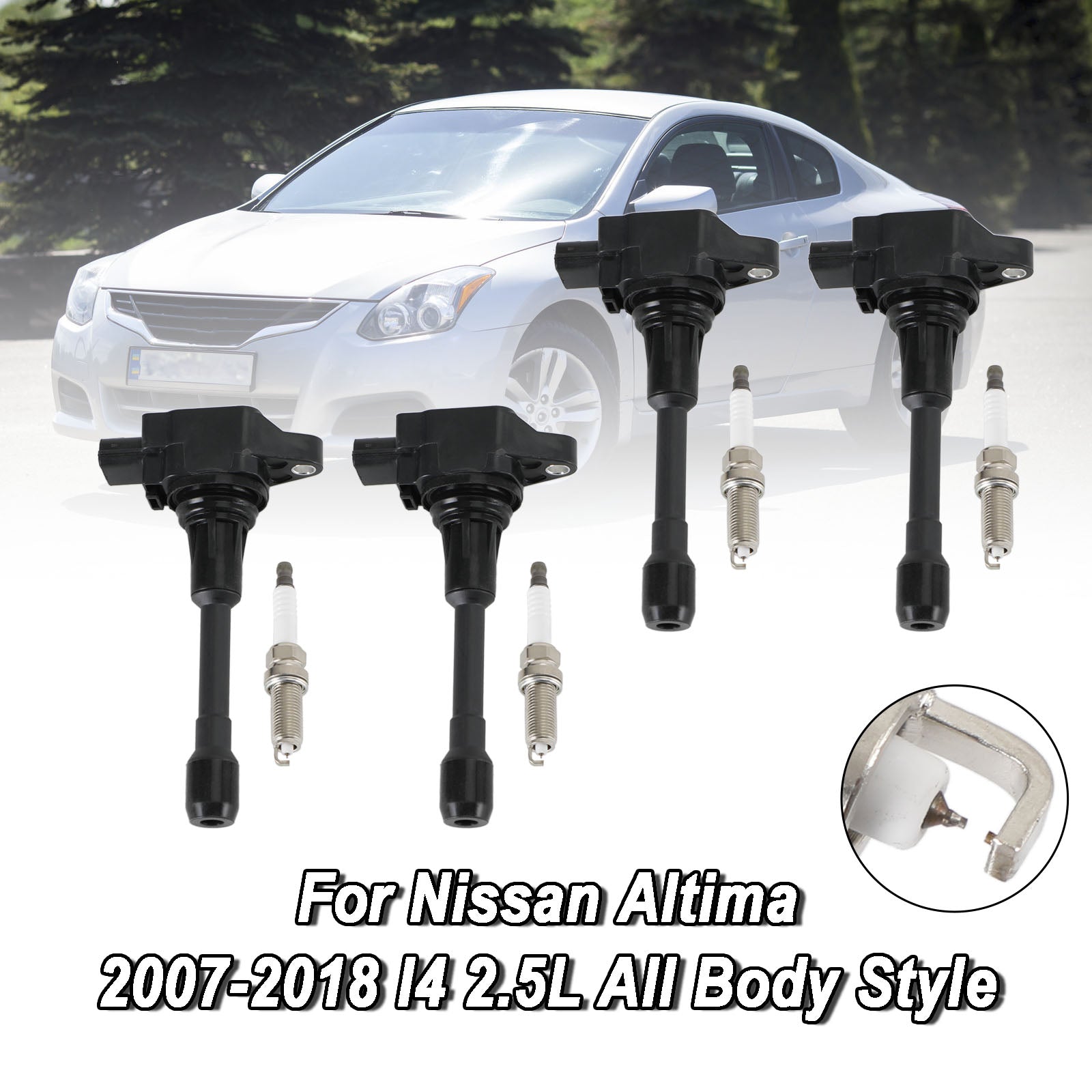 2017-2018 Nissan Rogue l4 2.0L/Sentra l4 1.6L 4PCS Ignition Coils Pack UF549
