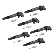 2003-2005 BMW Z4 E85/E86 I6 2.5L Petrol 6x Ignition Coil+Spark Plug UF515 UF522 12130390064