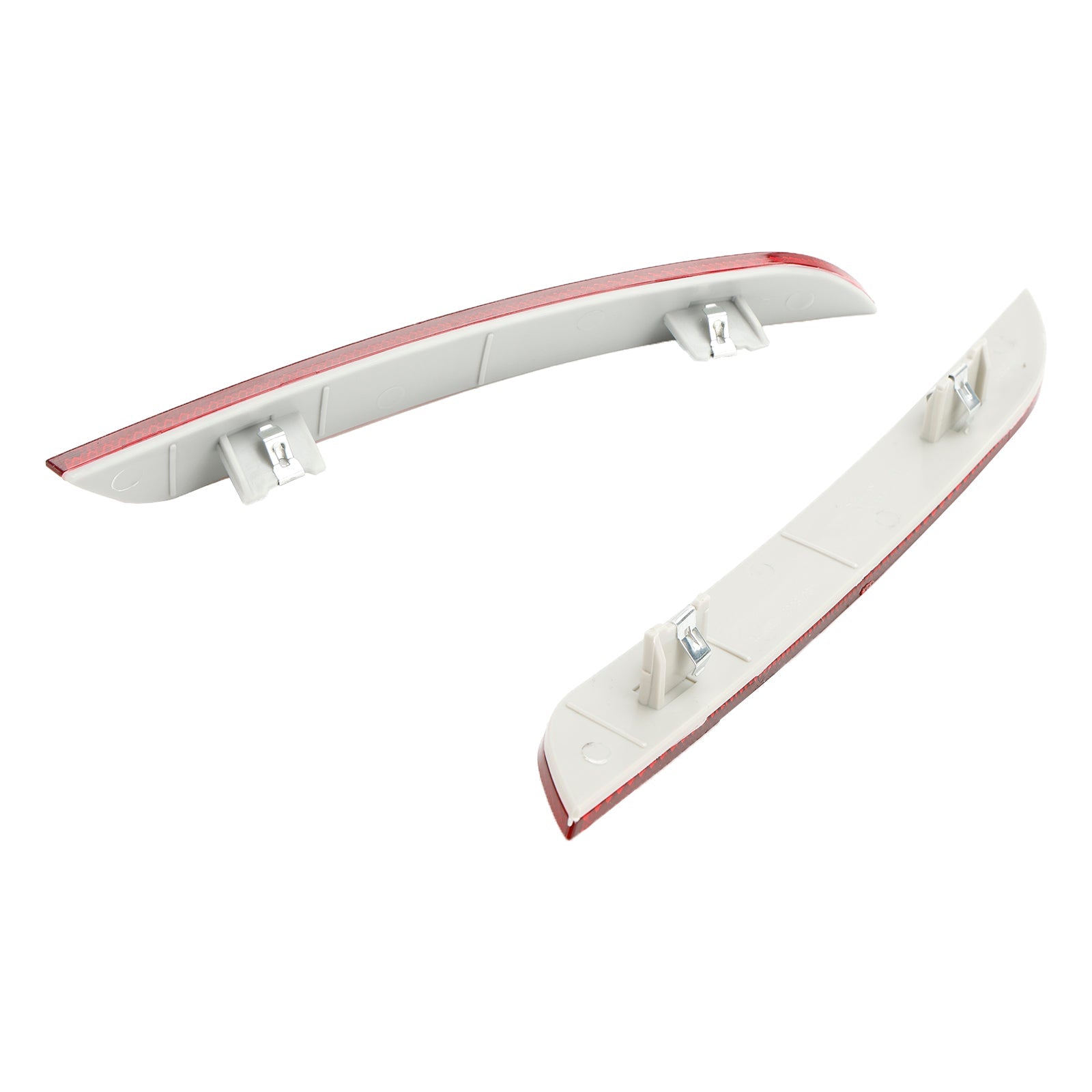 2010-2013 BMW 5-Series F10 F18 Tail Fog Lamps Light Rear Bumper Reflector Pair 63147203237 63147203238 Generic