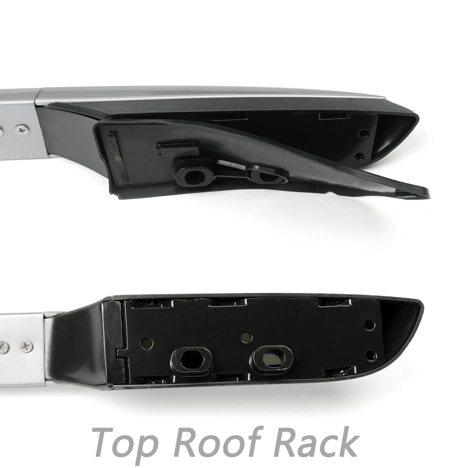 Aluminum Factory Silver Top Roof Rack Side Rails Bar Fit for Toyota RAV4 2014-2019