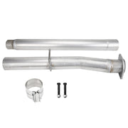 4" Exhaust DPF & Cat Delete Pipe For 2008-2010 Ford 6.4 Powerstroke Diesel