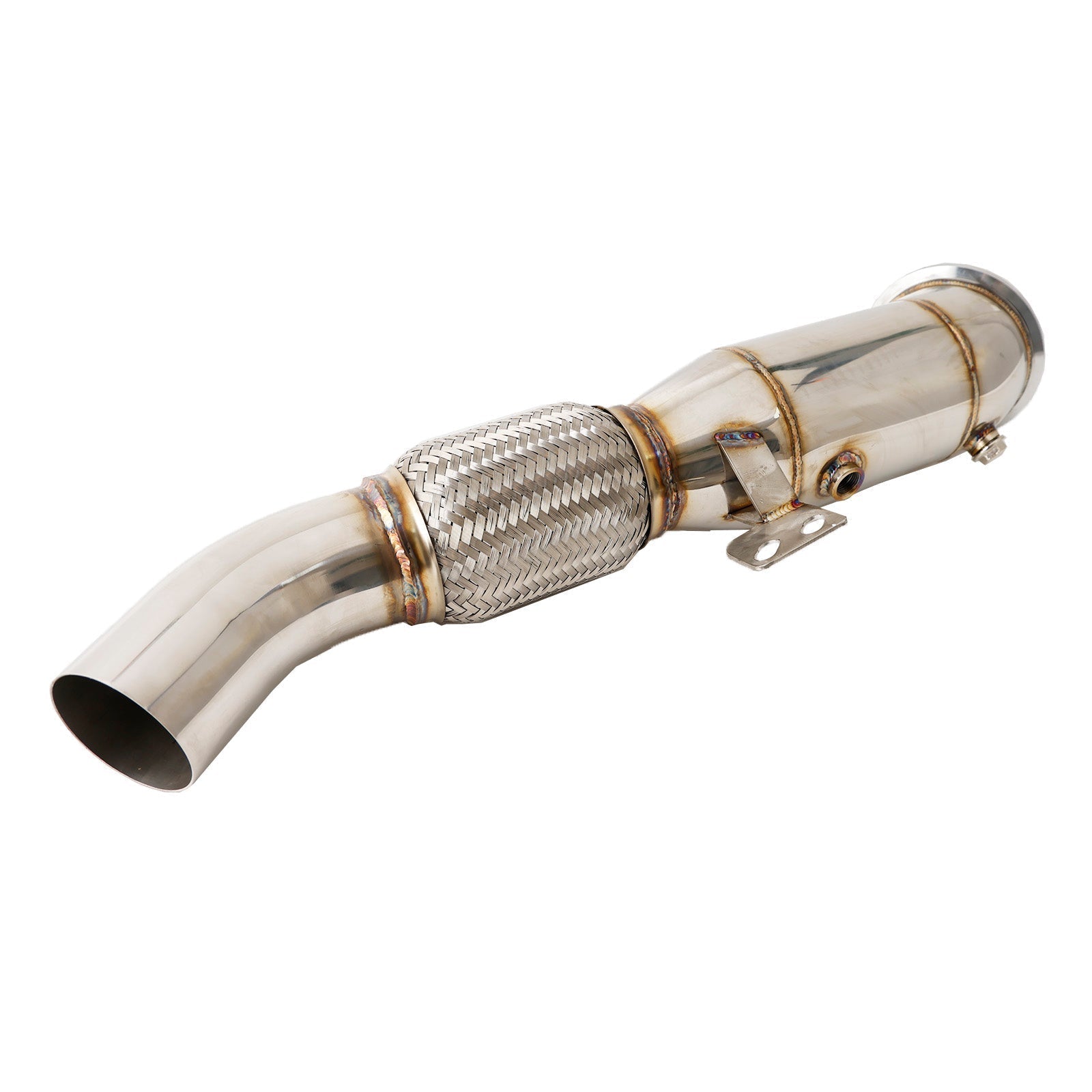 2016+ F32/F33/F36/G22/G23/G26 BMW 440i & 440i xDrive Catless Exhaust Downpipe 4.5″
