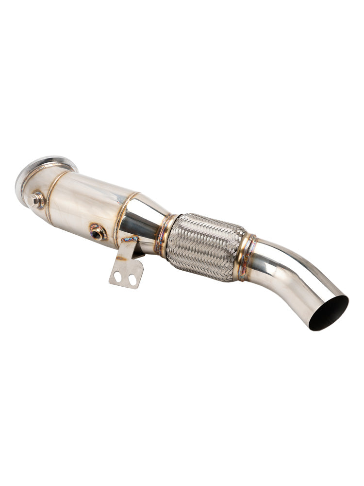 2016+ F32/F33/F36/G22/G23/G26 BMW 440i & 440i xDrive Catless Exhaust Downpipe 4.5″