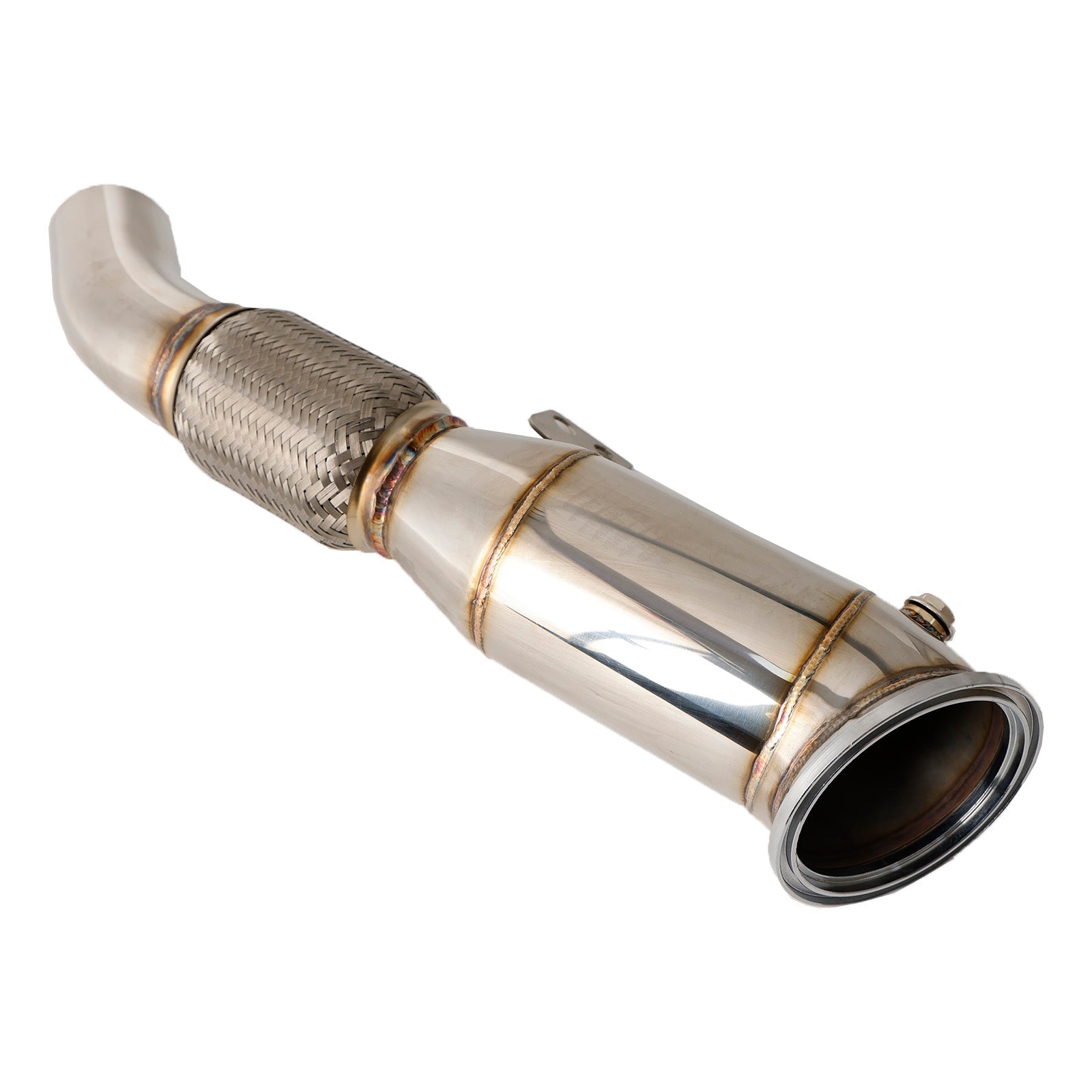 2016+ F32/F33/F36/G22/G23/G26 BMW 440i & 440i xDrive Catless Exhaust Downpipe 4.5″