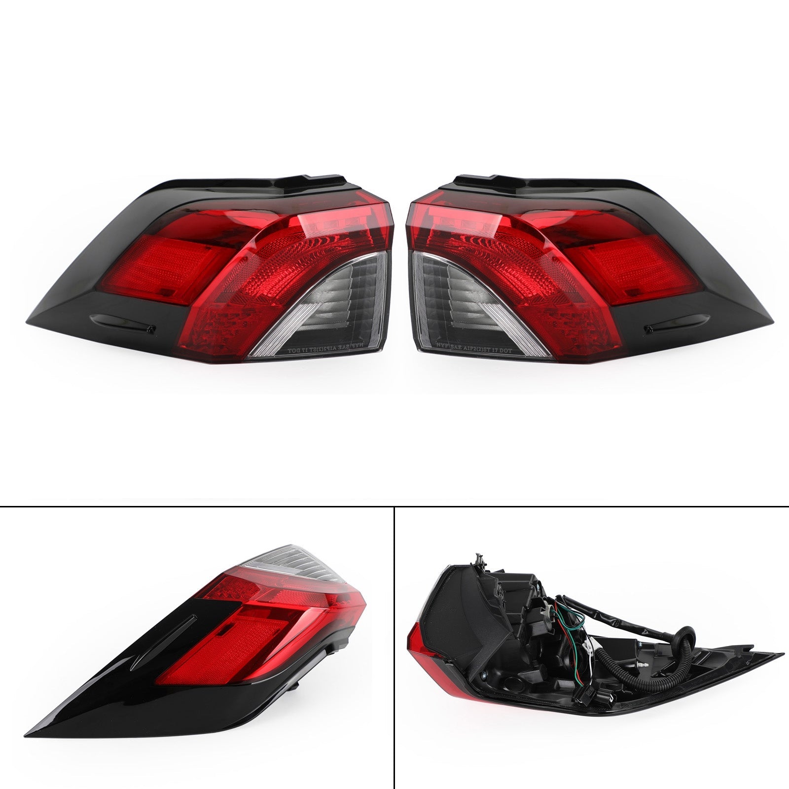 2019-2021 Toyota RAV4 Tail Light Rear Lamp Outer L+R Side 81560/81550-0R090 Generic