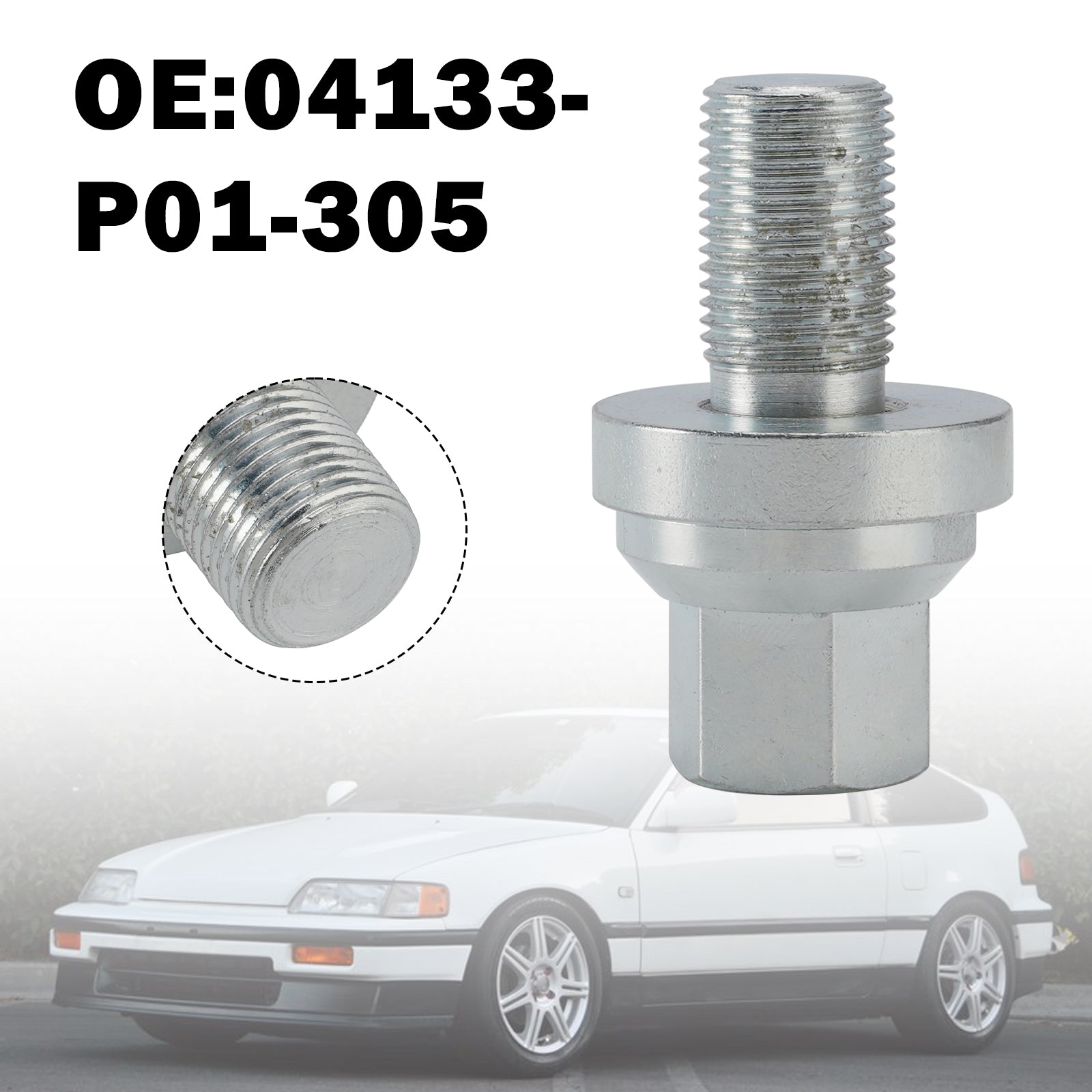 1988-2000 Honda Civic (Excludes Si Model) 04133-P01-305 Crank Pulley Bolt D16Z6 D16 D15 D16Y8 D Series