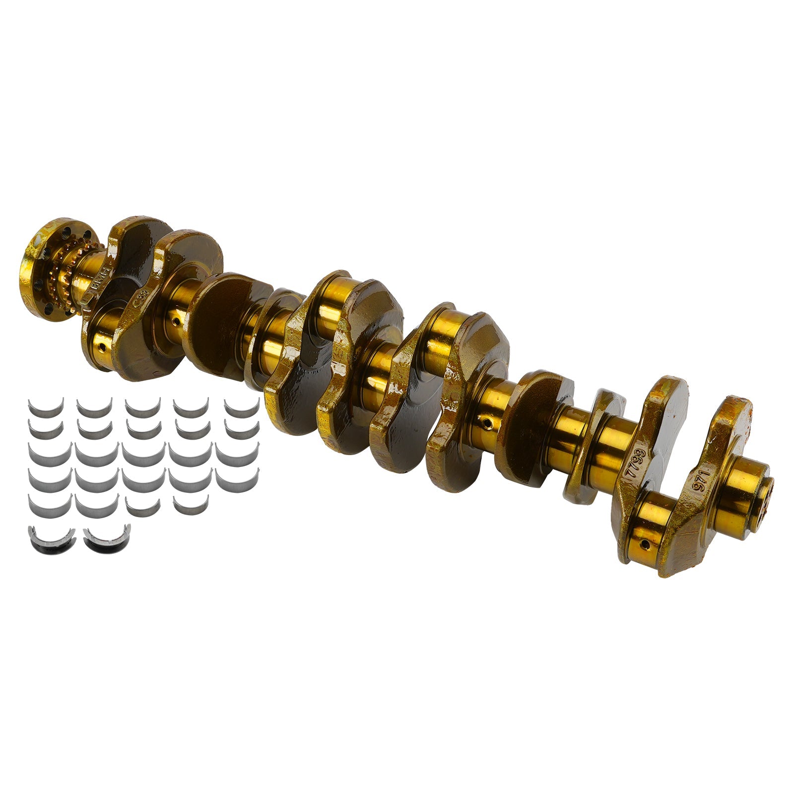 07.2009-06.2014 BMW X6 (E71, E72) N57 D30 ENGINES Crankshaft with Main & Conrod Bearings STD 11217799970 11217809375