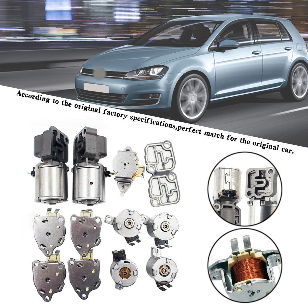 2006-up VOLKSWAGEN EOS 6 SP FWD L4 1.6L 2.0L V6 3.2L New 02E Automatic Transmission Solenoids 6speed Kit DQ250 DSG